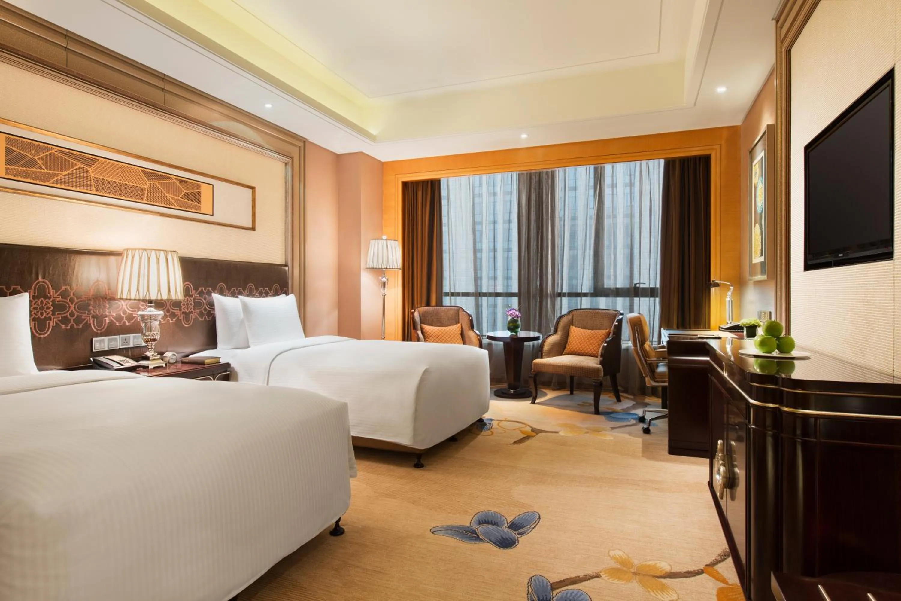 Photo of the whole room, Bed in Wanda Realm Harbin Hotel