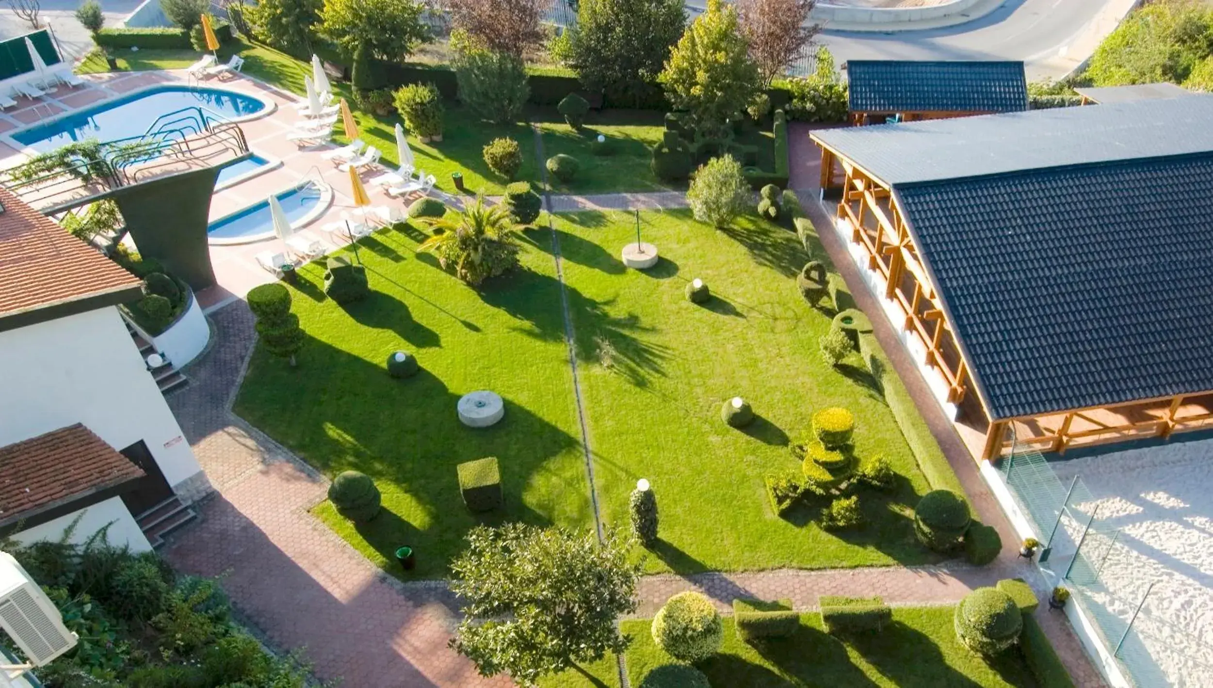 Garden view, Bird's-eye View in Hotel Eurosol Seia Camelo