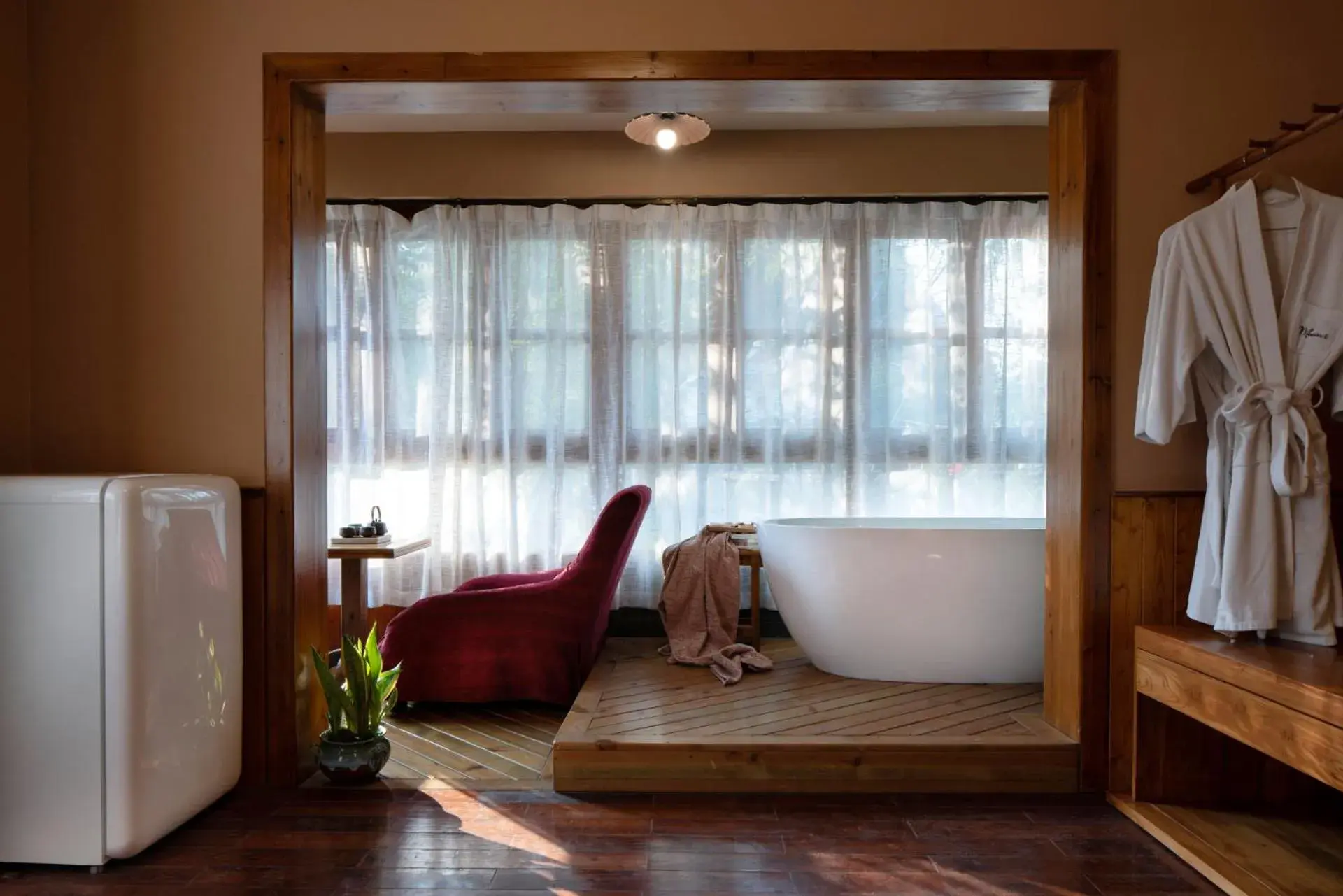 Bathroom in Yangshuo Moondance Hotel