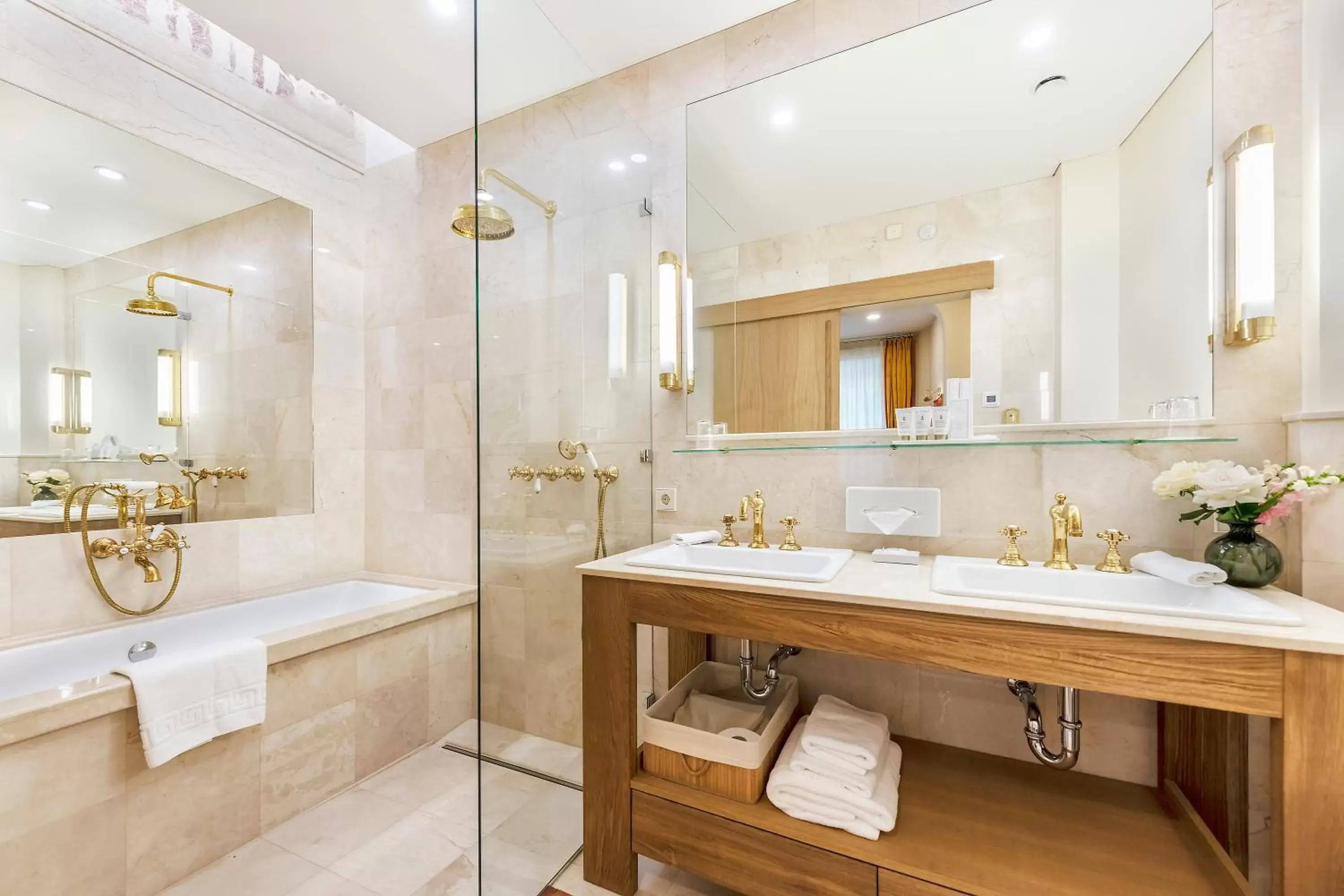 Bathroom in Relais & Châteaux Stikliai Hotel