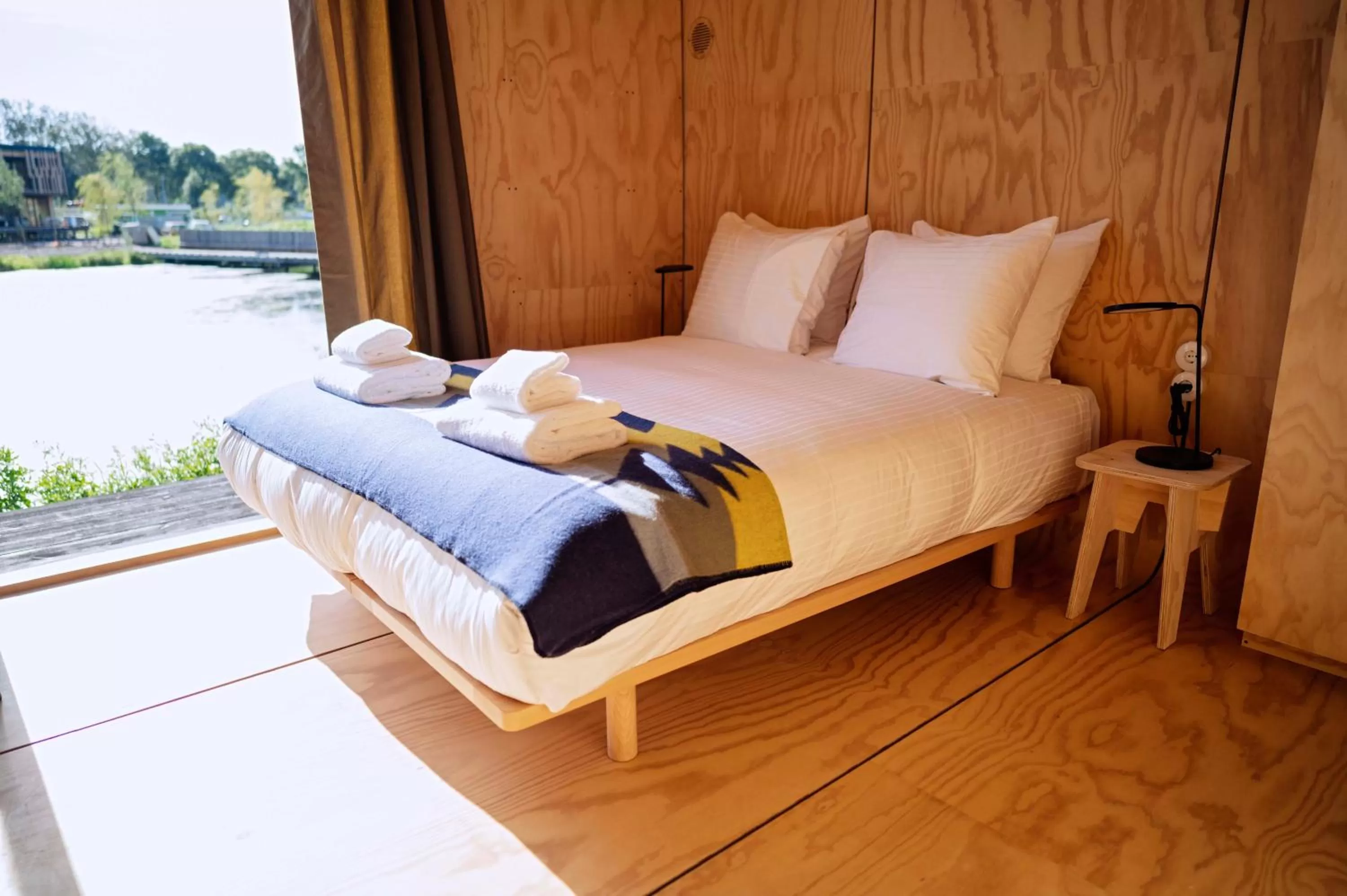 Patio, Bed in The Unbound Amsterdam