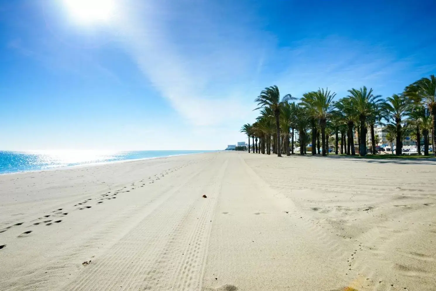 Beach in Costa del Sol Torremolinos Hotel