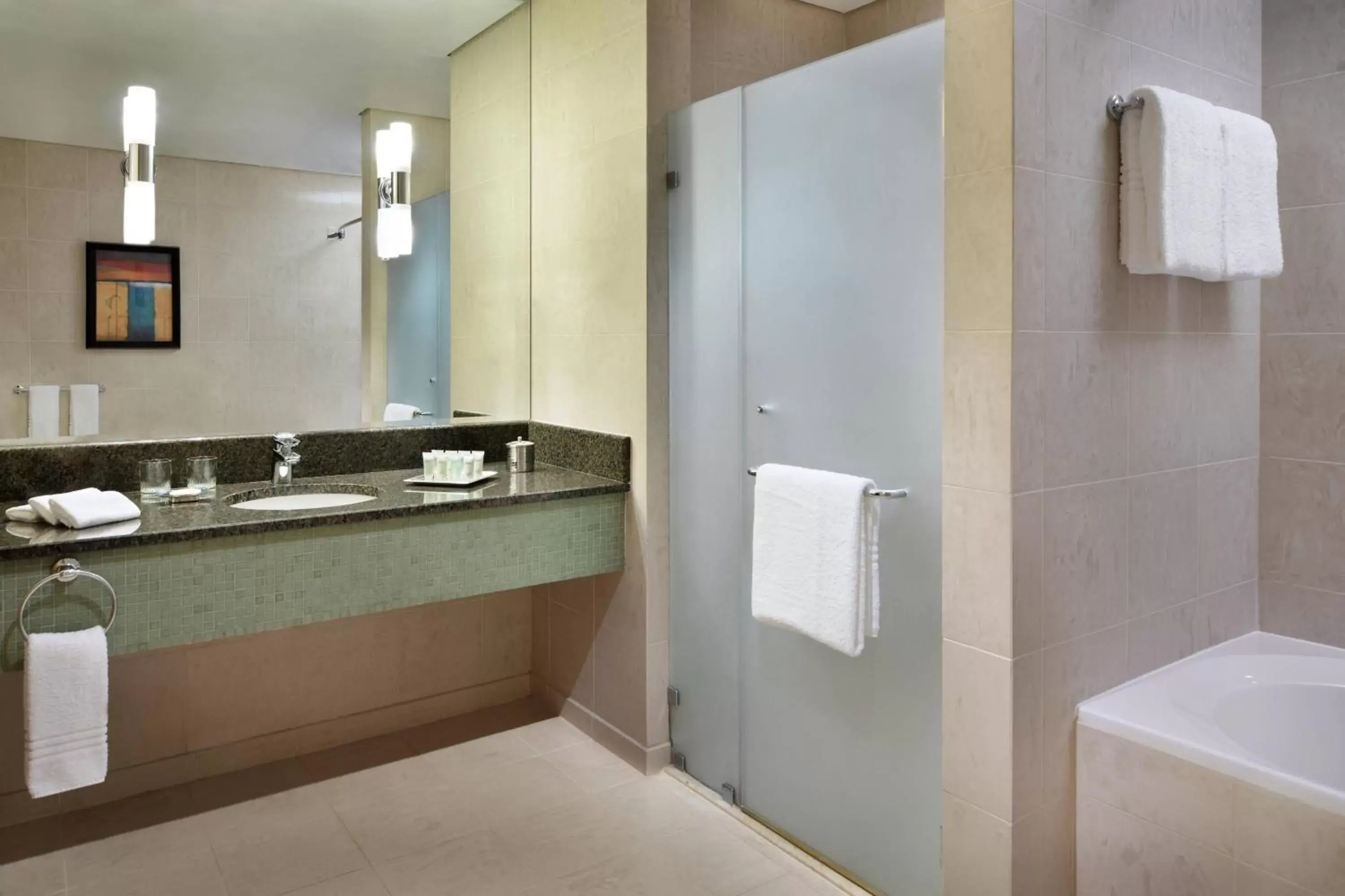 Bathroom in Courtyard By Marriott Kuwait City