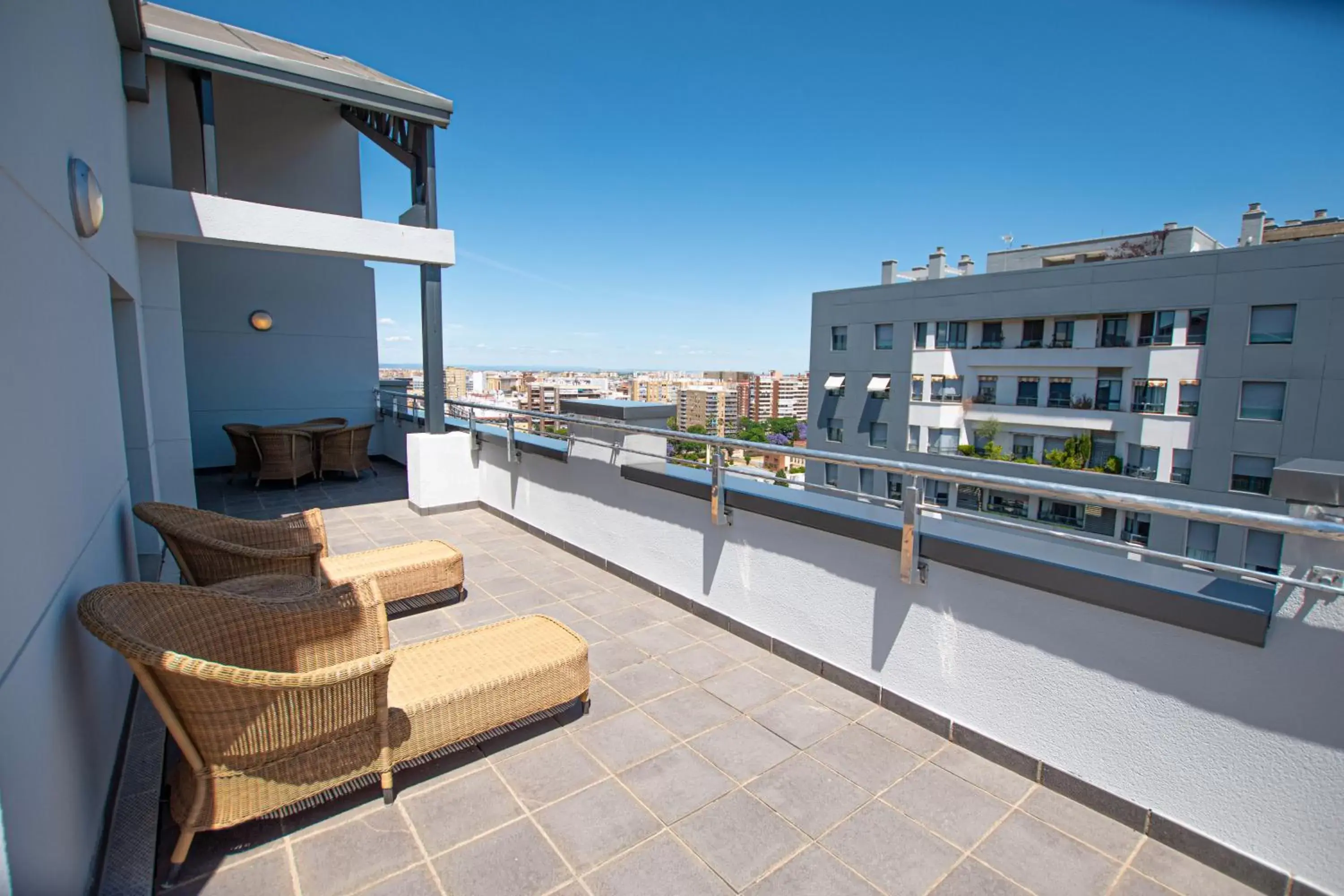 Balcony/Terrace in Hotel Sevilla Center