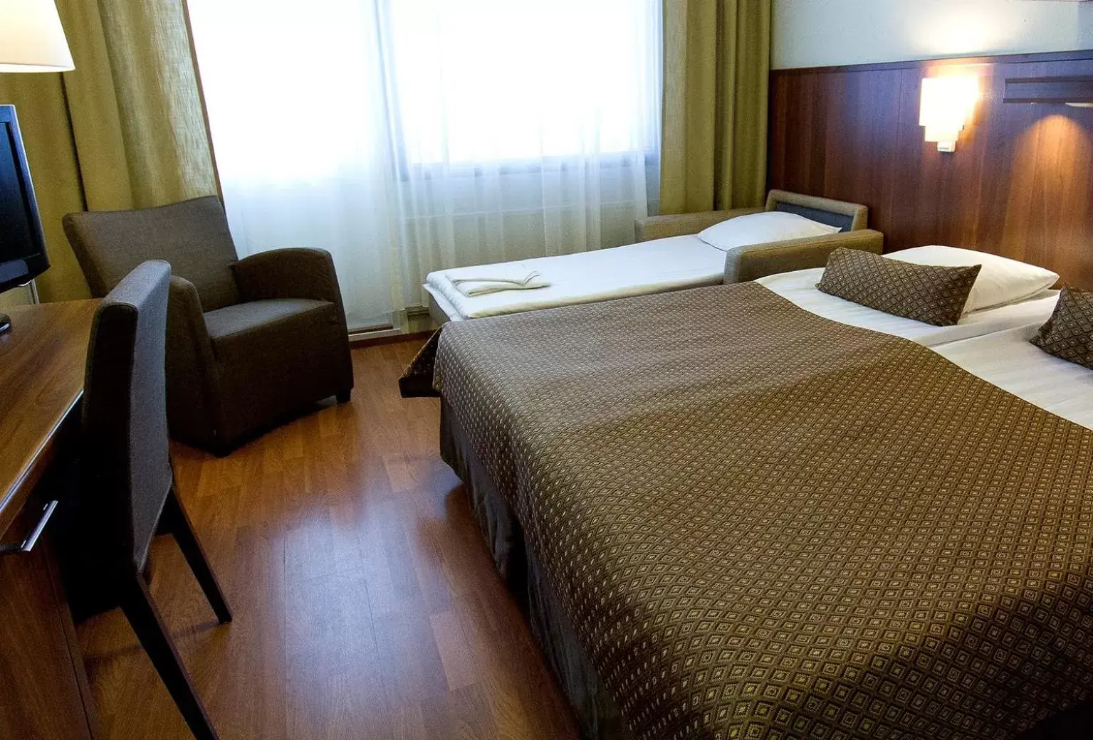 Bed in Spa Hotel Rauhalahti