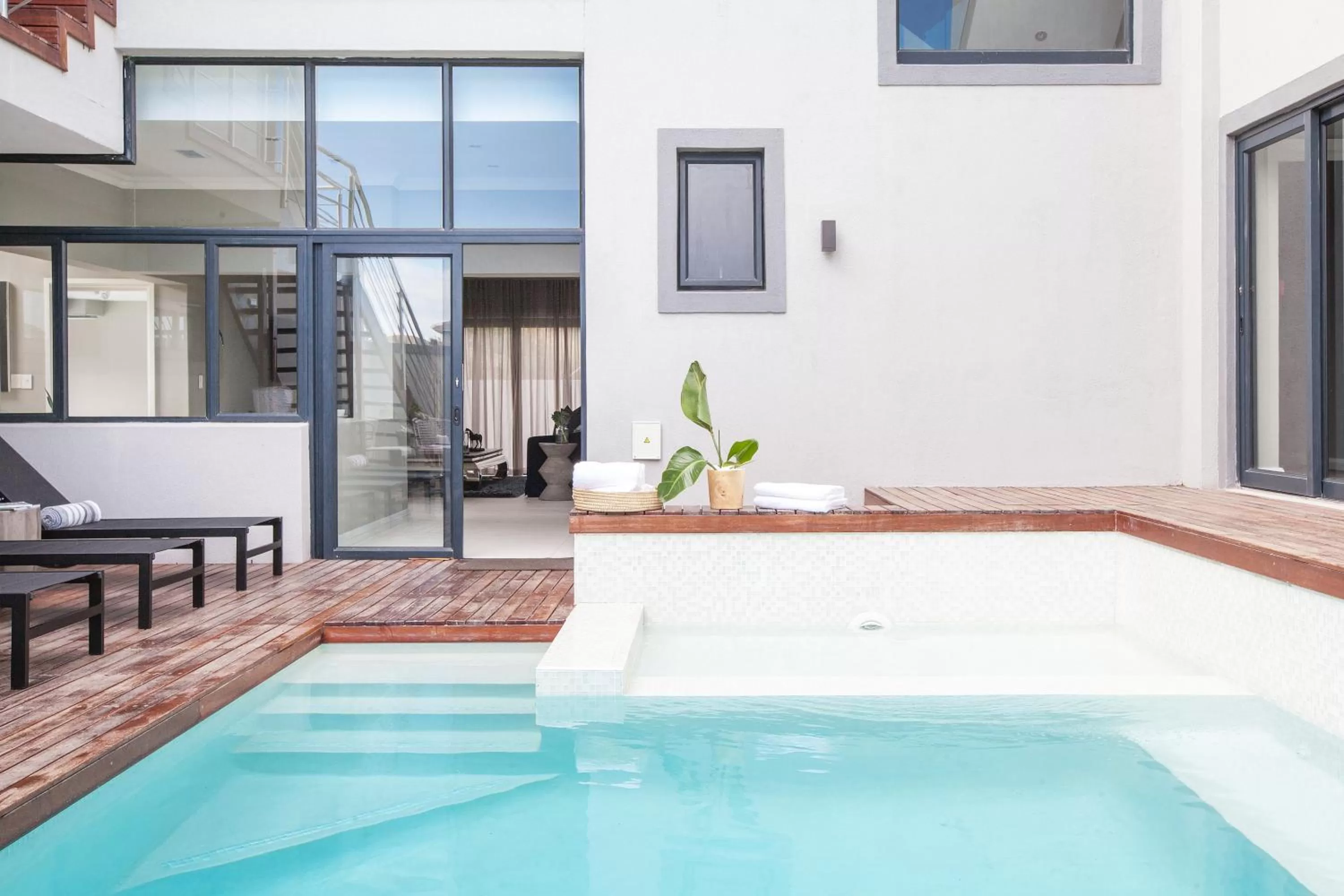 Patio in Bliss Boutique Hotel