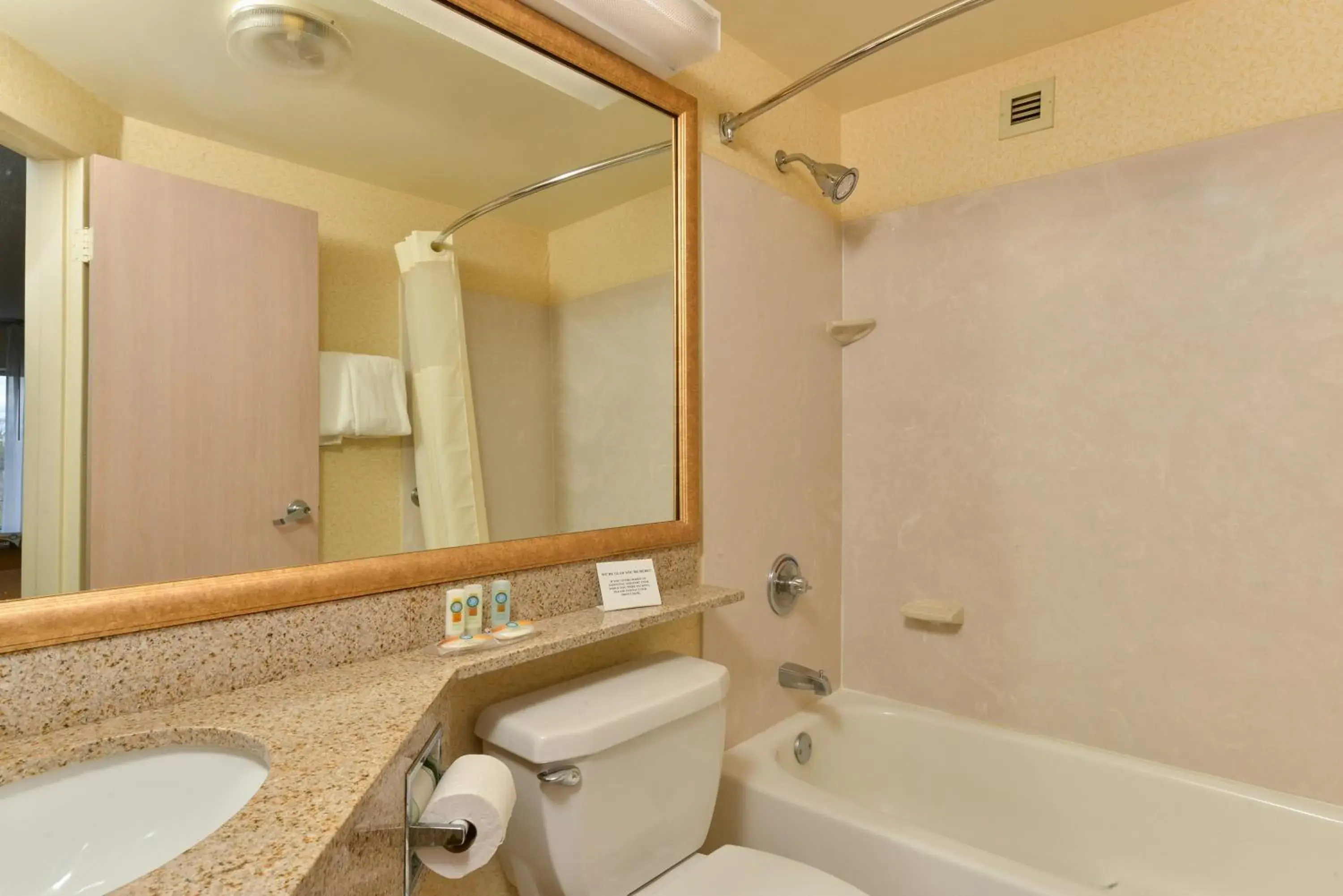 Bathroom in Super 8 by Wyndham New Cumberland