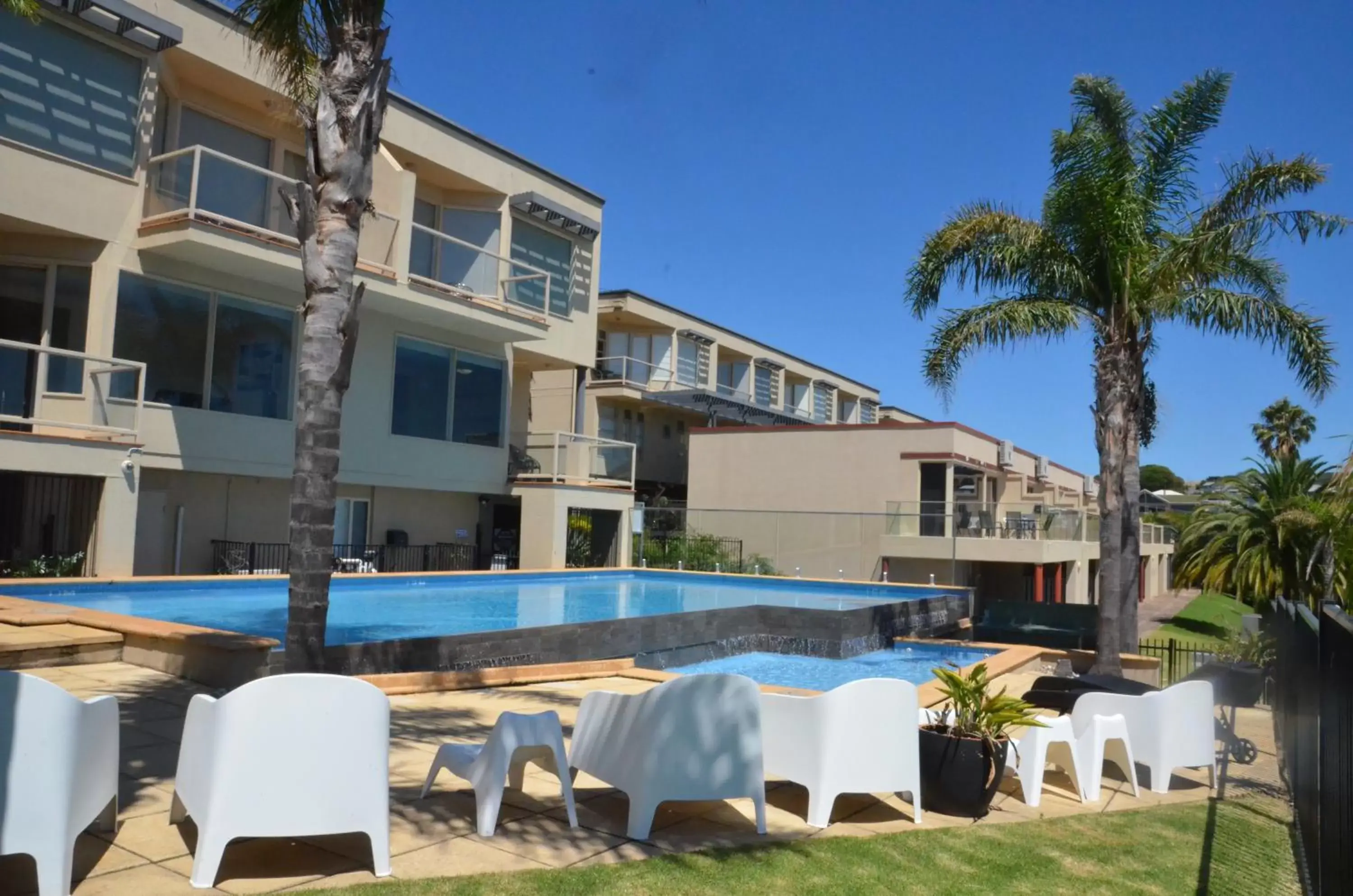 Property building, Swimming Pool in The Bluff Resort Apartments