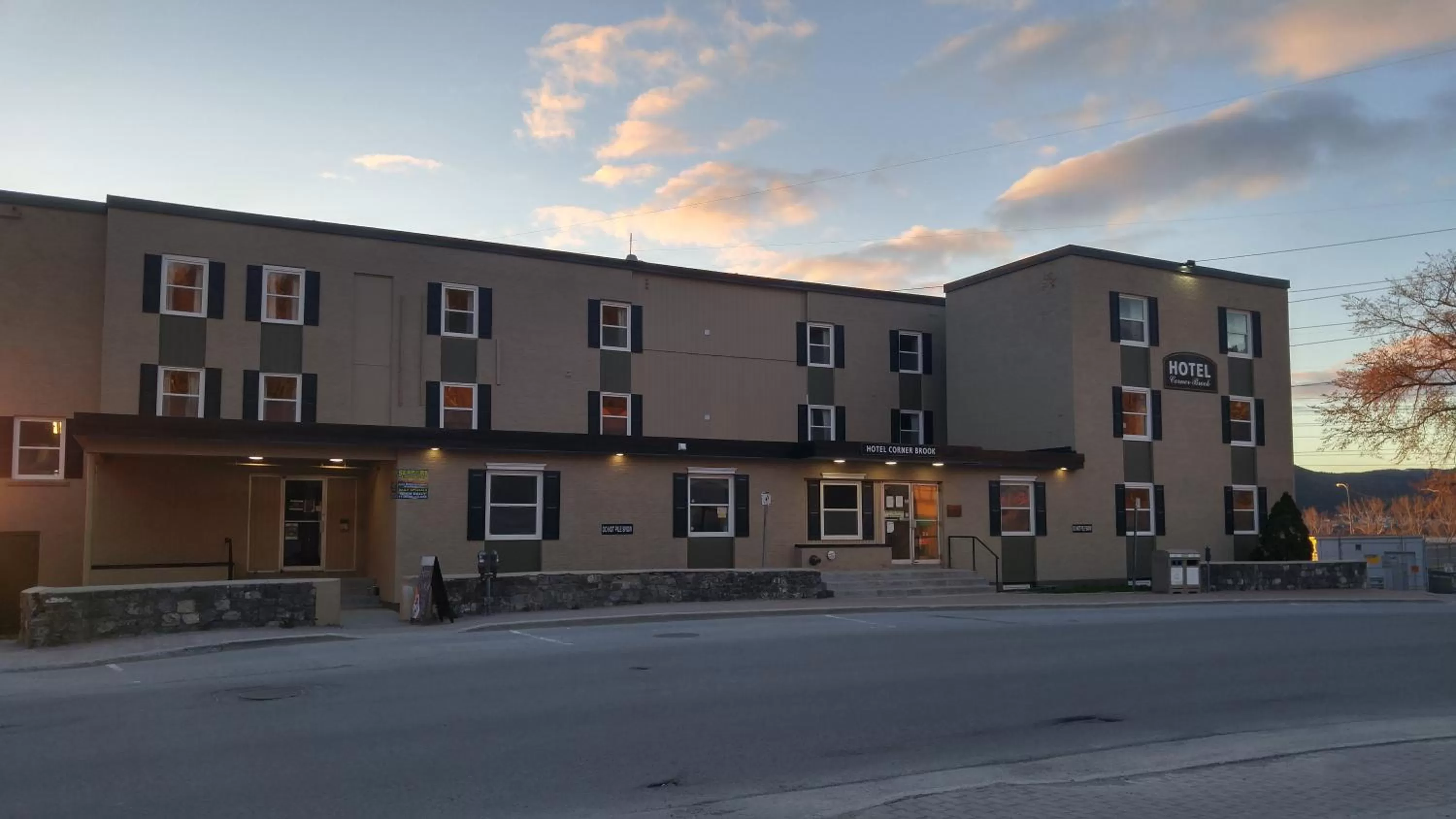 Facade/entrance in Historic Hotel Corner Brook