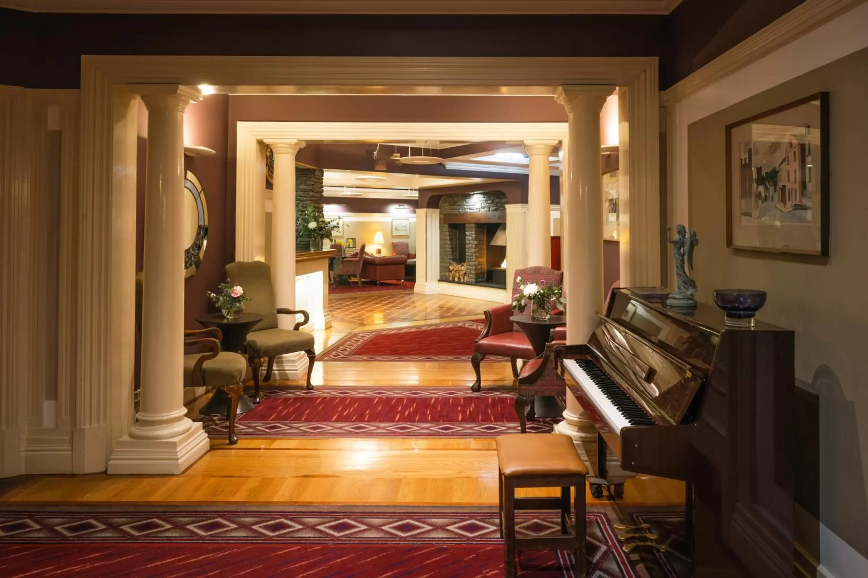 Lobby or reception in Castle Hotel Macroom Lobby or reception in Castle Hotel Macroom