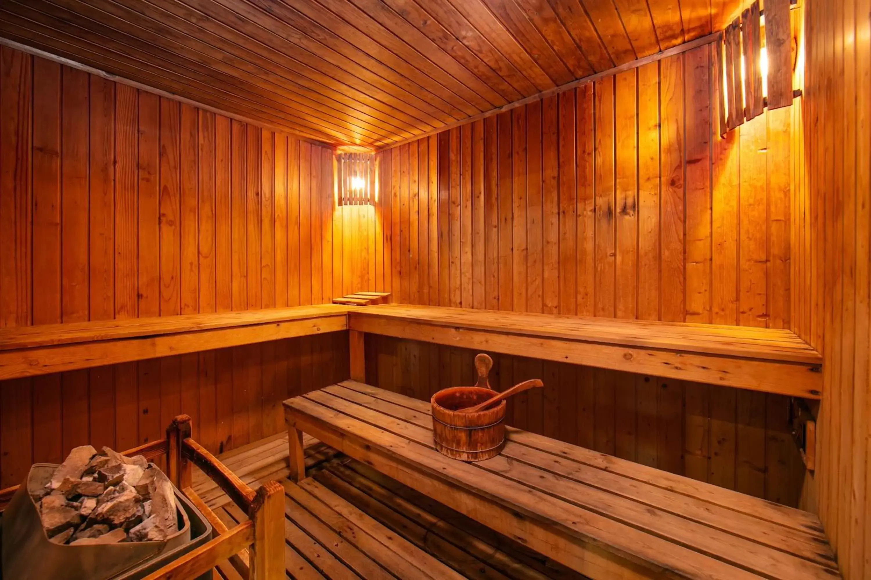 Sauna in The Tray Hotel