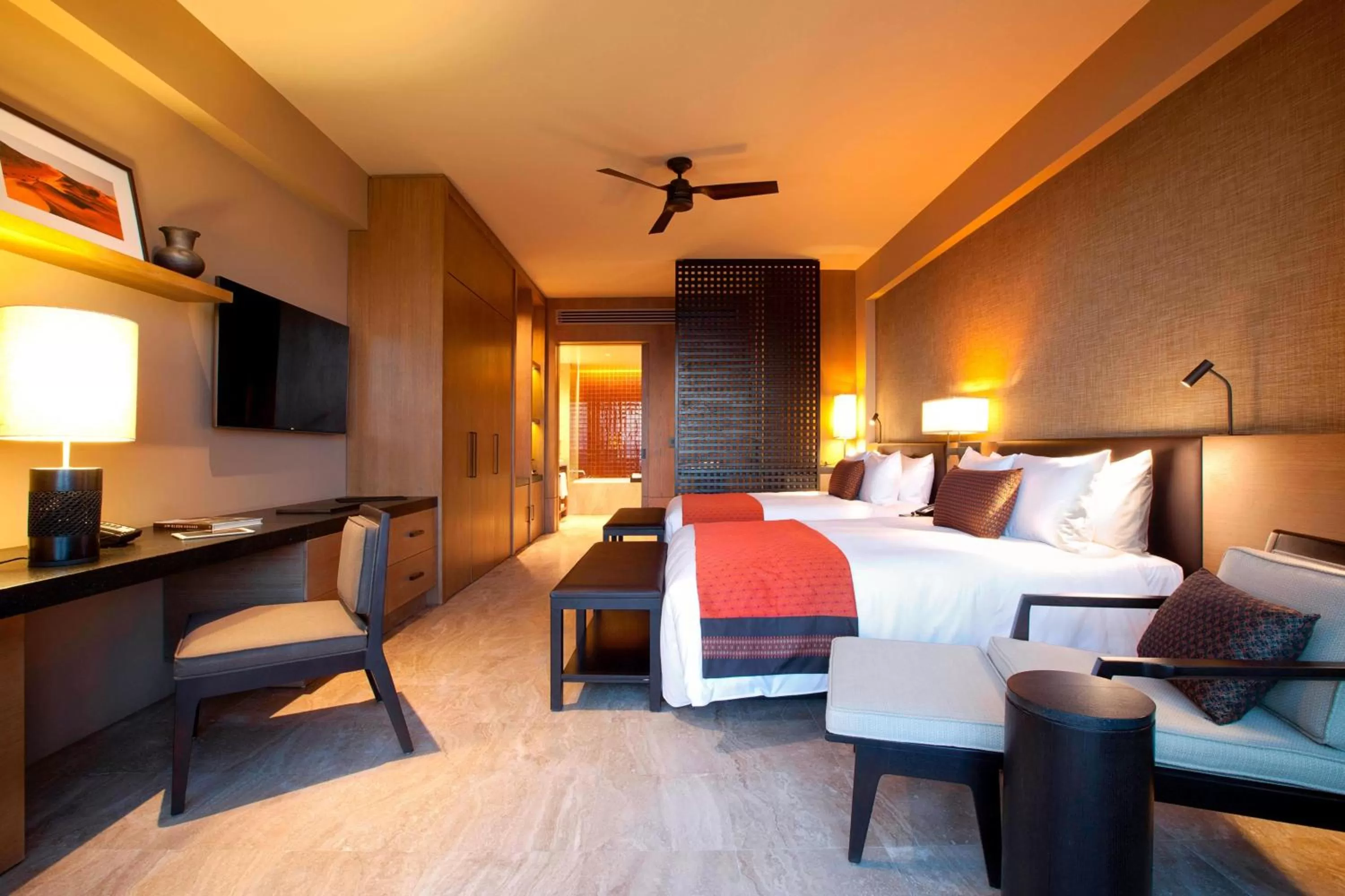 Deluxe Guest room, 2 Double, Ocean facing view, Balcony in JW Marriott Los Cabos Beach Resort & Spa