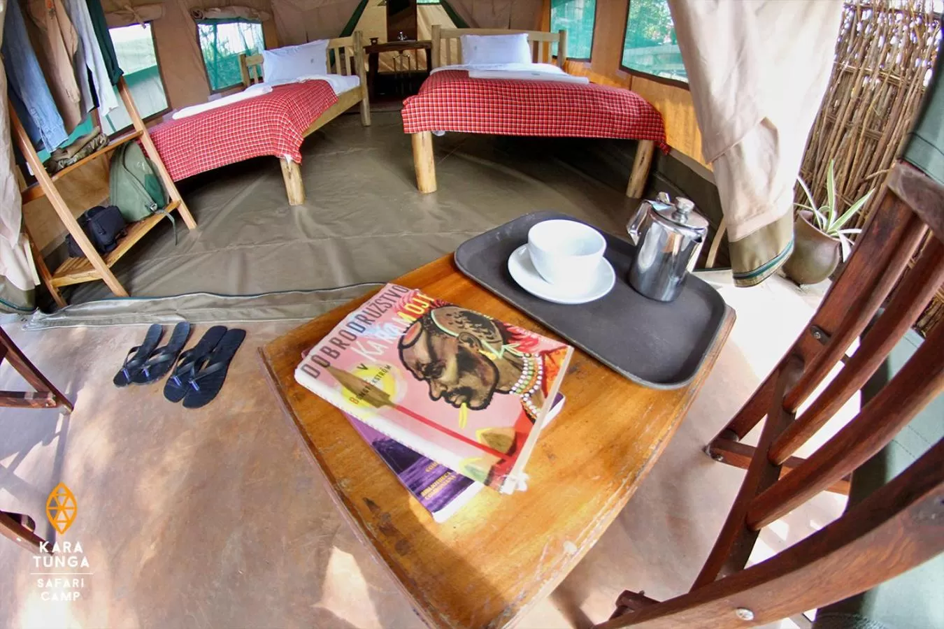 Patio in Kara-Tunga Safari Camp