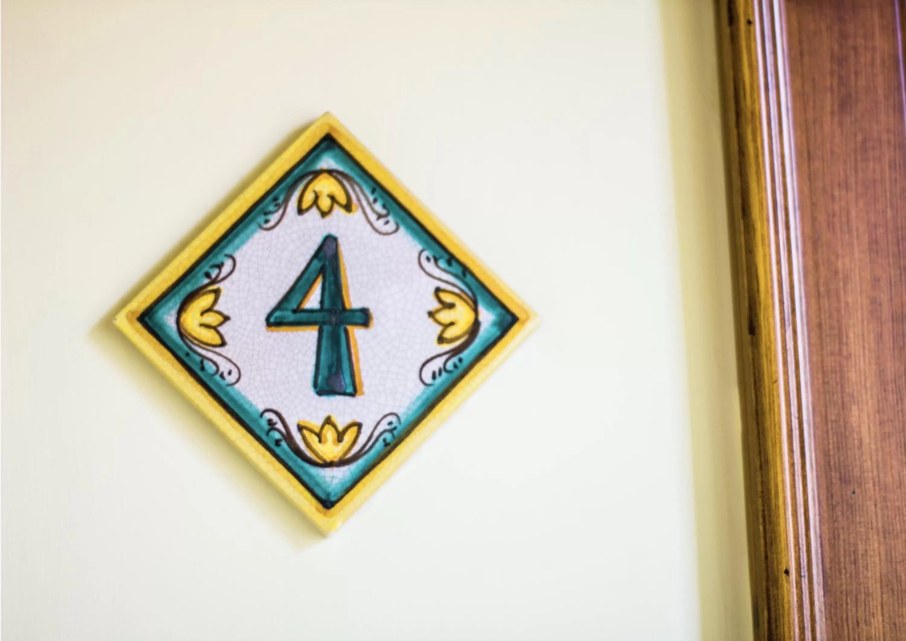 Decorative detail in B&B Porta Bagni