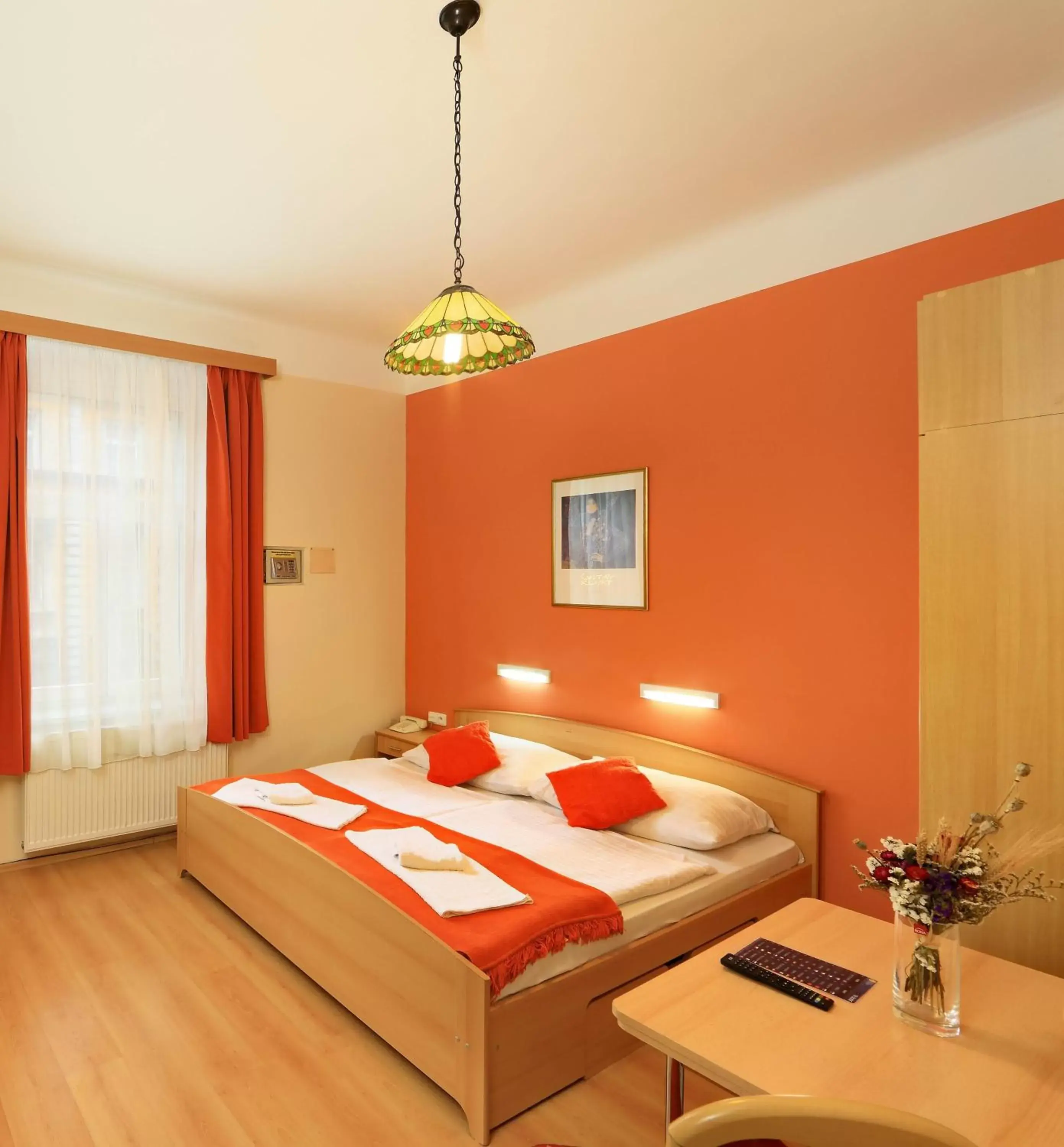 Bed in Hotel Golden City Garni