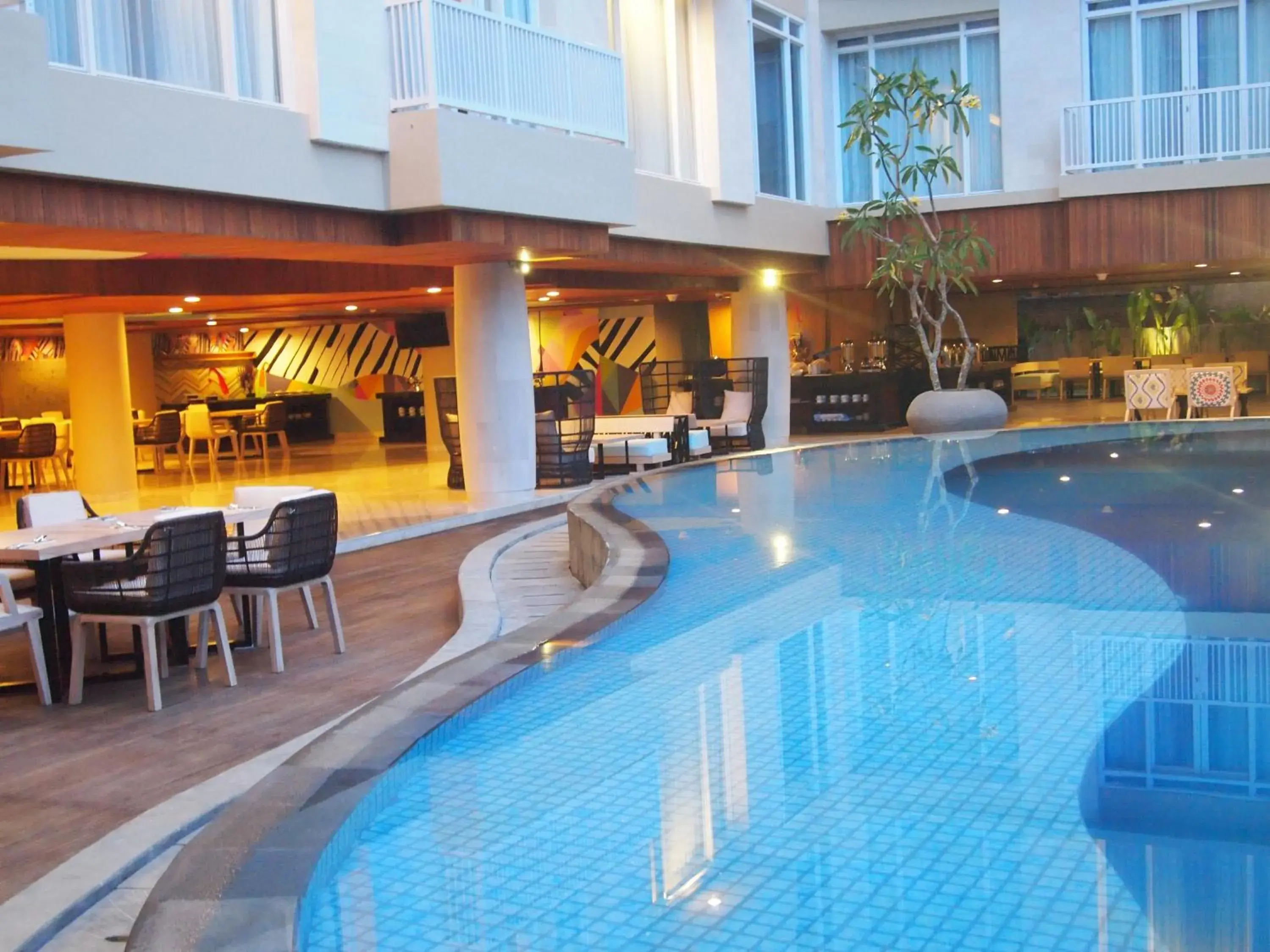 , Swimming Pool in Bedrock Hotel Kuta Bali