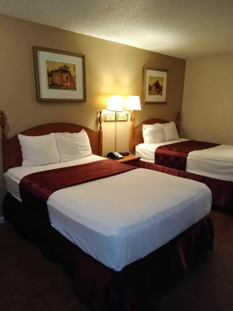 Bed in Knights Inn San Antonio near Frost Bank Center Bed in Knights Inn San Antonio near Frost Bank Center
