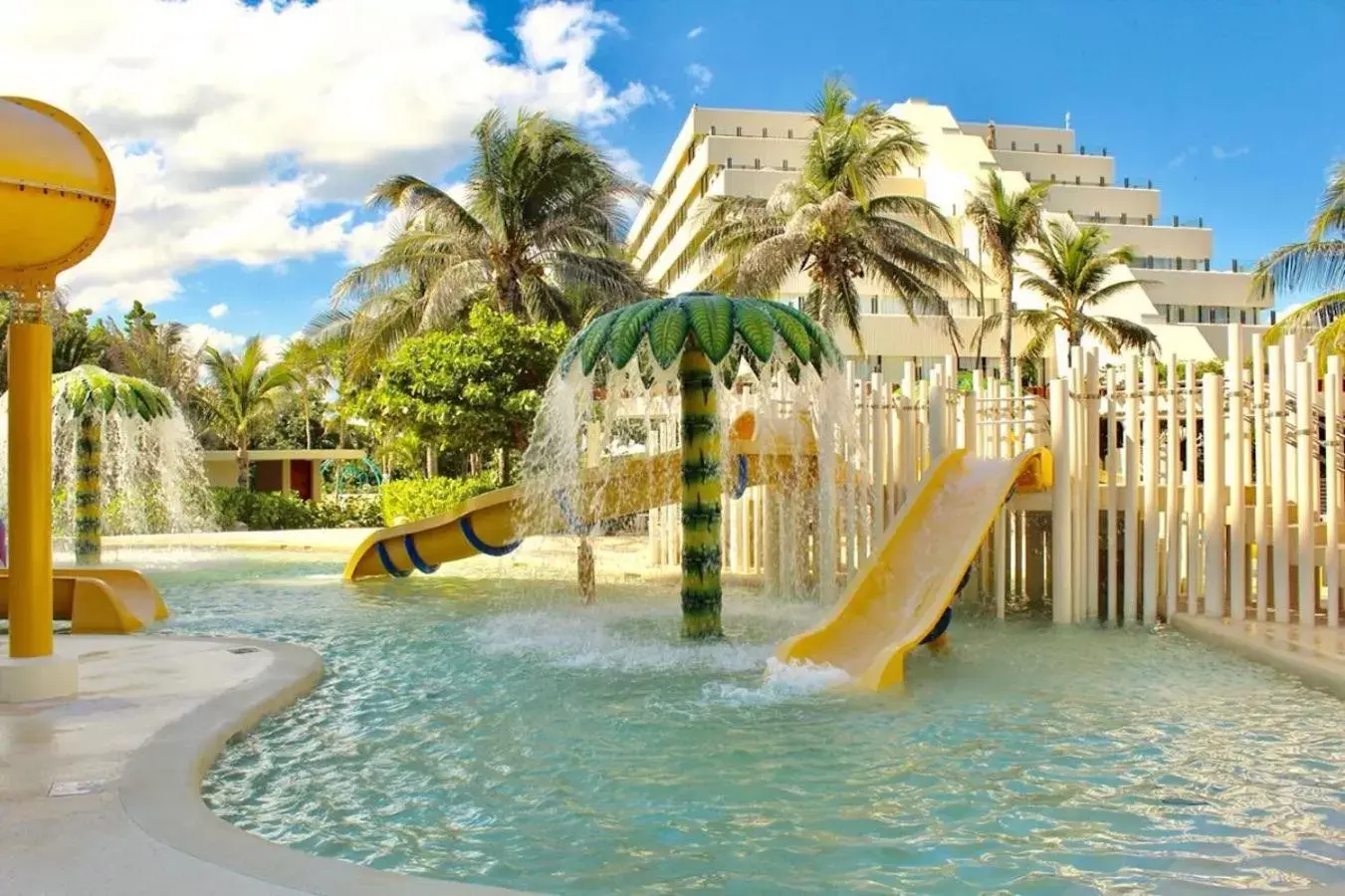 Aqua park, Water Park in Condos inside an Ocean Front Hotel Resort