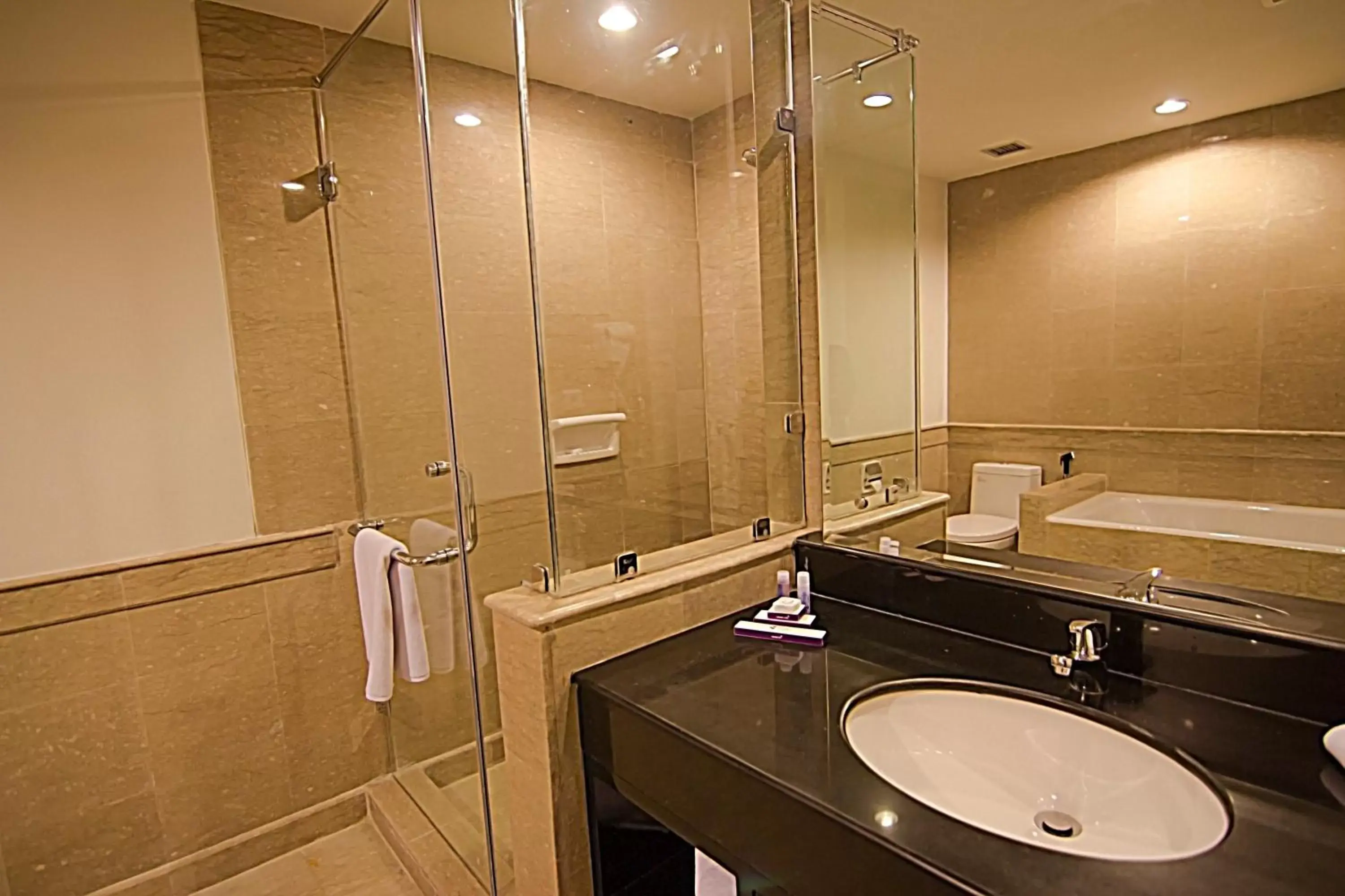 Bed, Bathroom in Diradja Hotel Indonesia