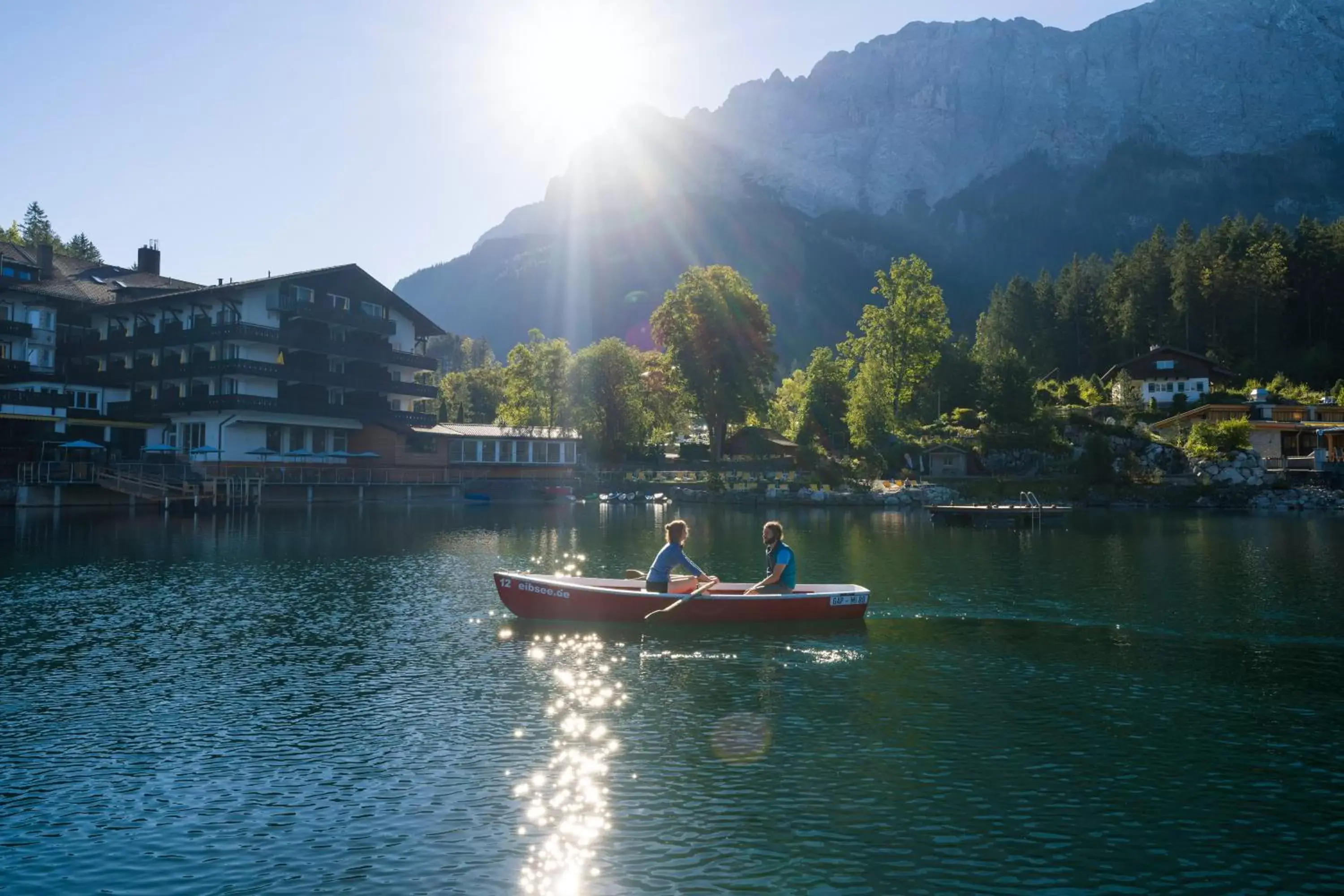 Property building in Eibsee Hotel