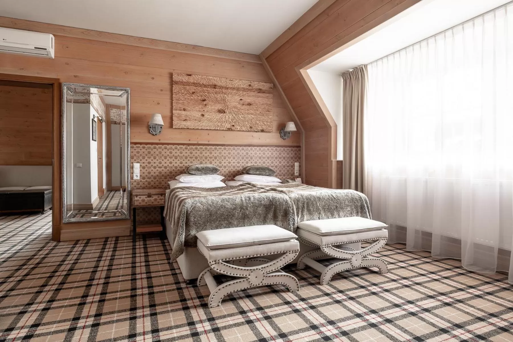Bed in Aries Hotel & SPA Zakopane
