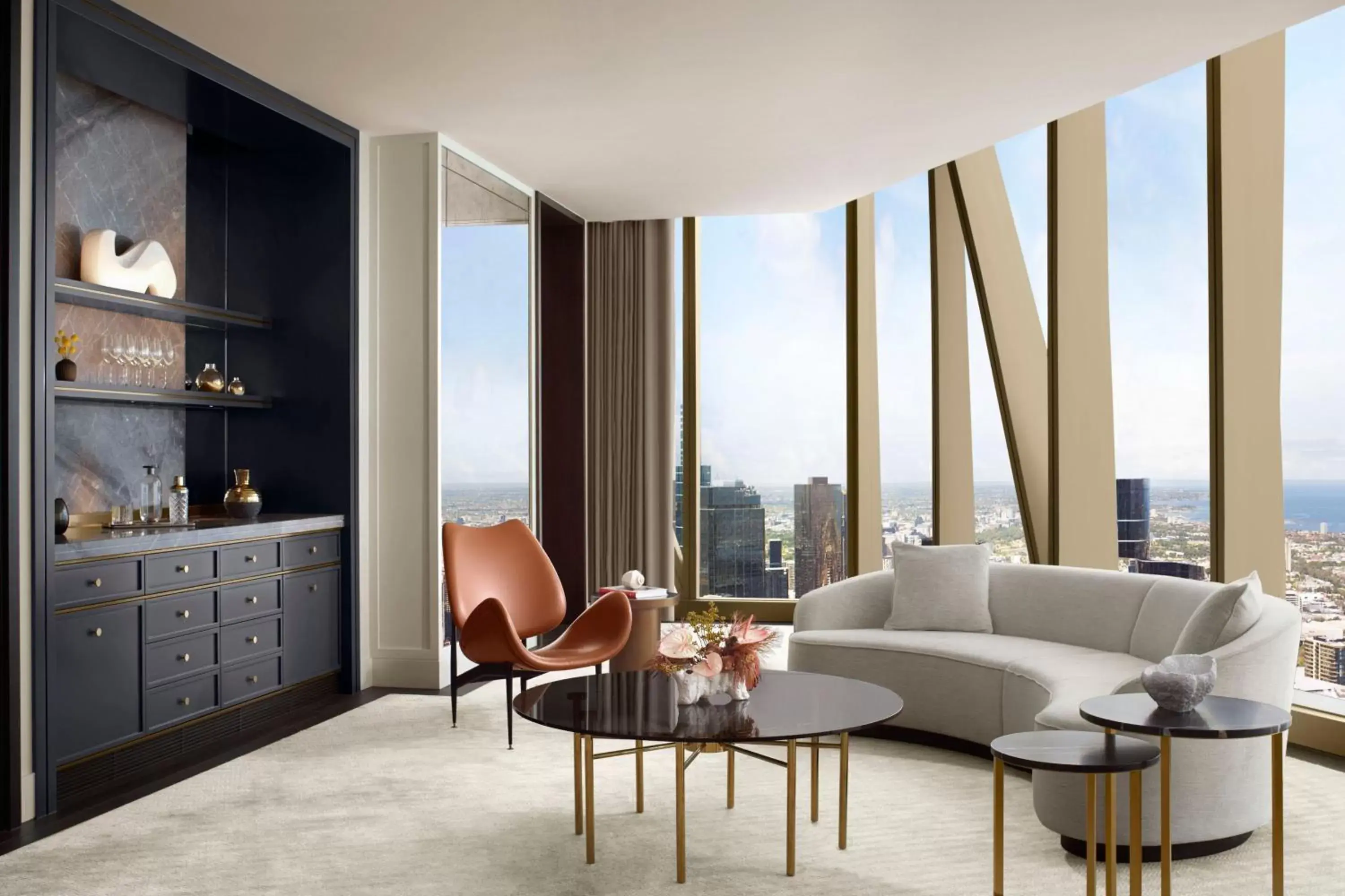 Living room, Seating Area in The Ritz-Carlton, Melbourne