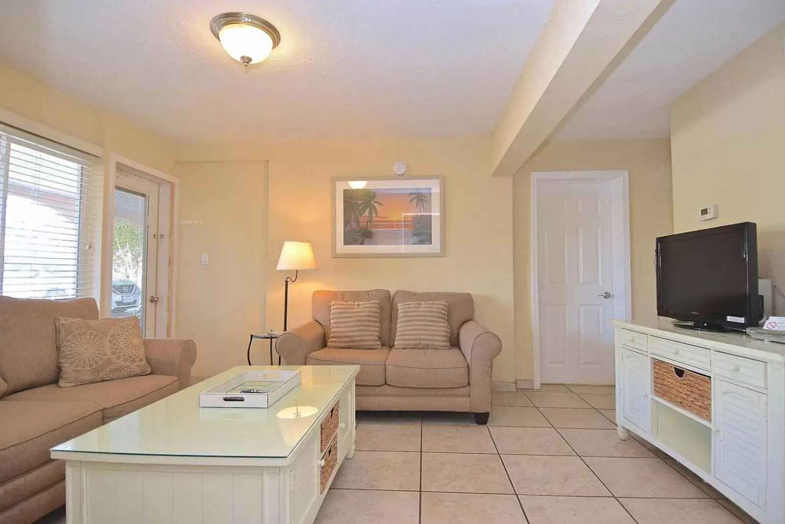 Seating Area in A Beach Retreat on Casey Key