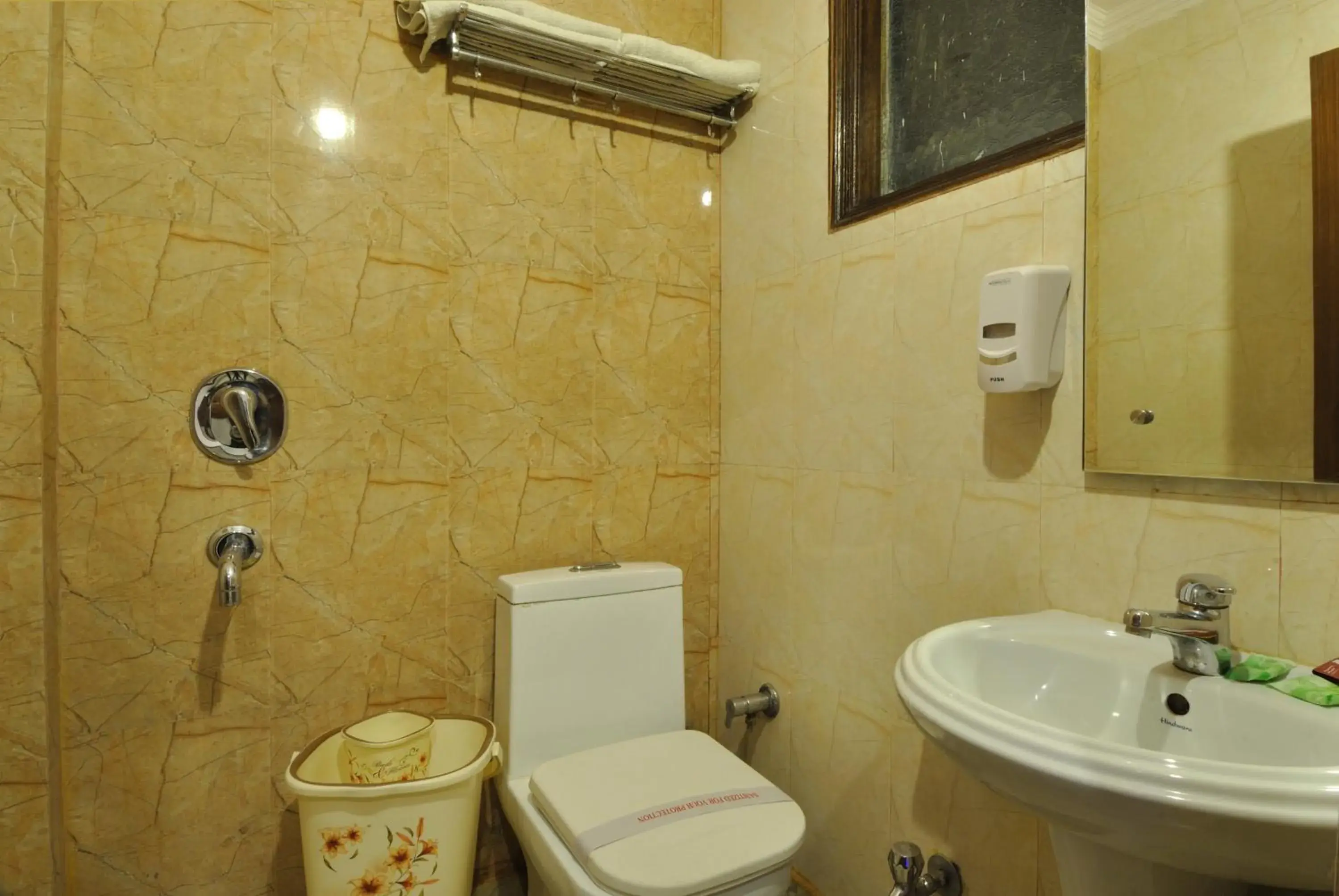 Bathroom in Hotel Nirmal Mahal by Sushant Travels