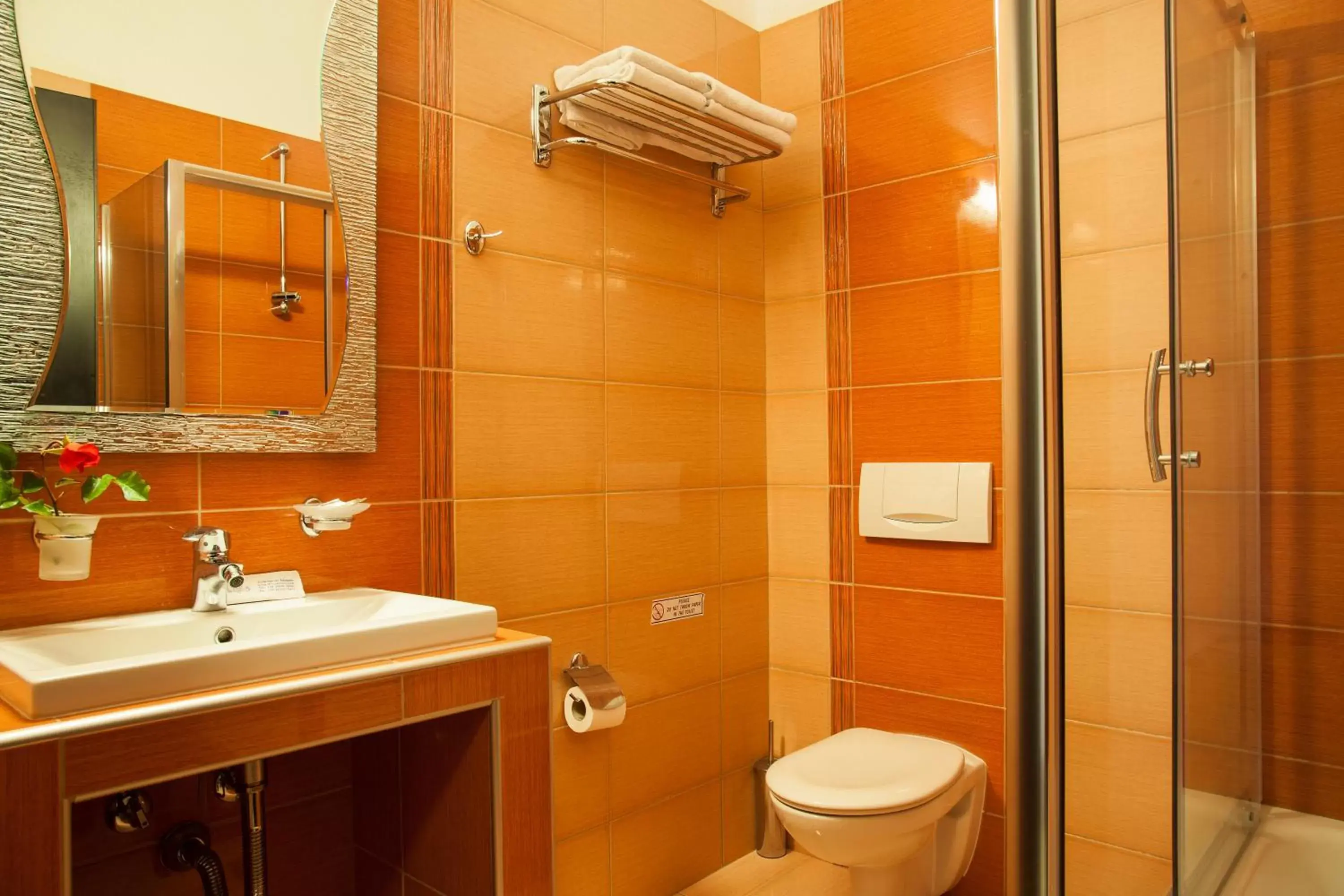 Bathroom in Hotel Meteoritis