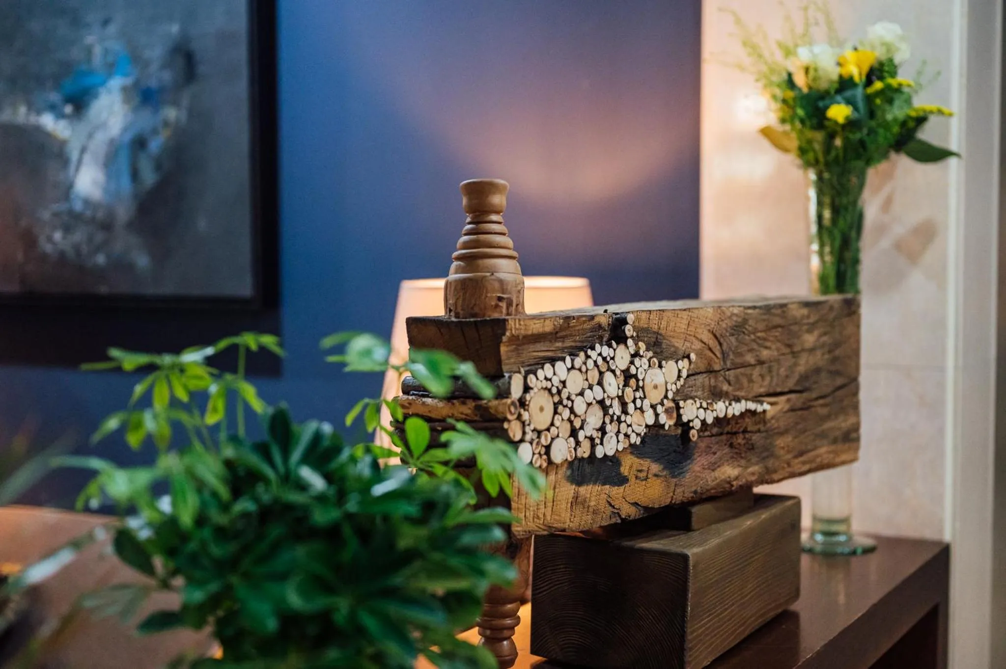 Decorative detail in Peakture Hotel