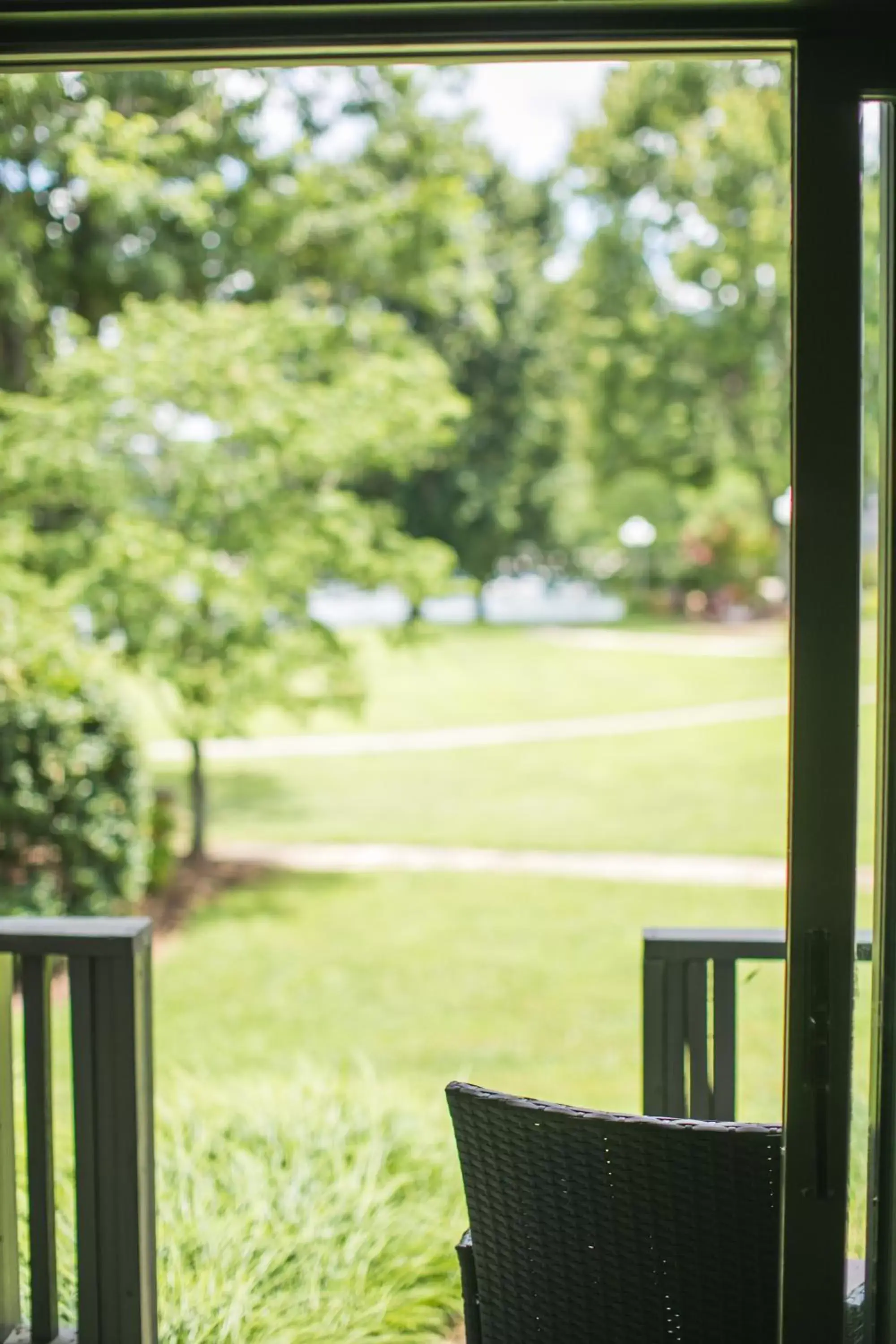 Patio in The Ridges Resort on Lake Chatuge