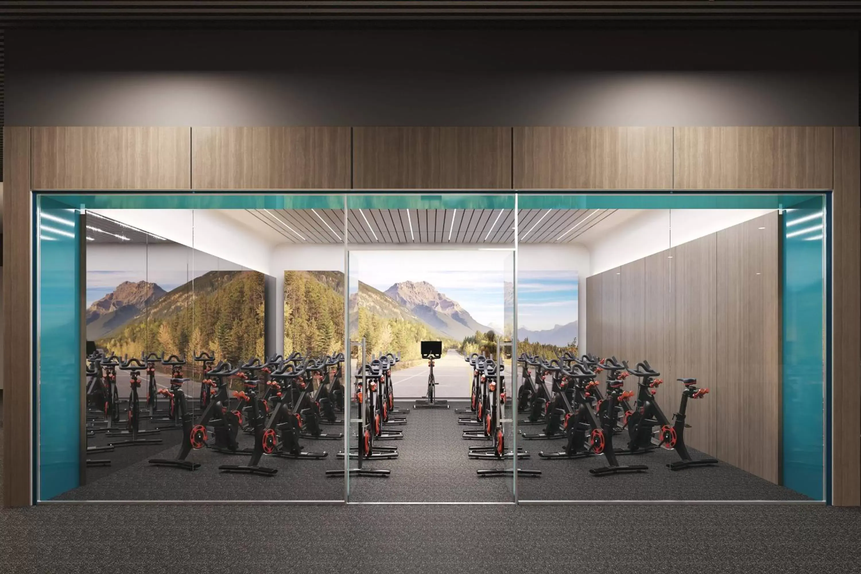 Fitness centre/facilities in JW Marriott Edmonton ICE District