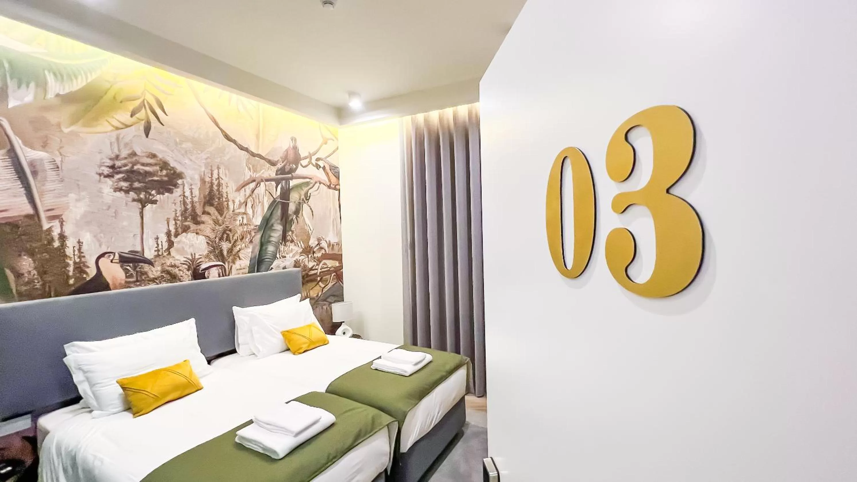 Bed in Guest House Jacarandá Faro