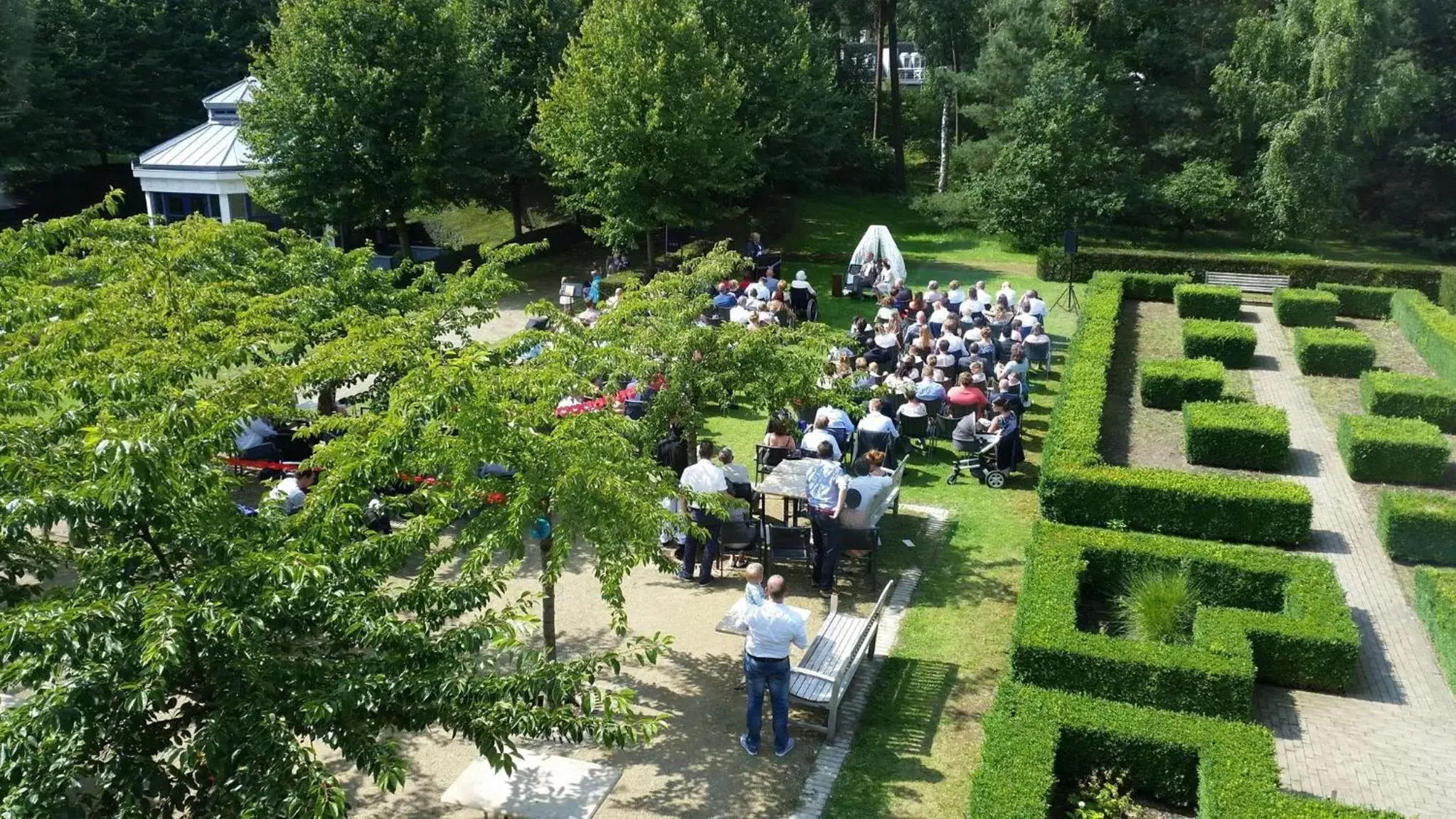 wedding, Bird's-eye View in Heerlickheijd van Ermelo