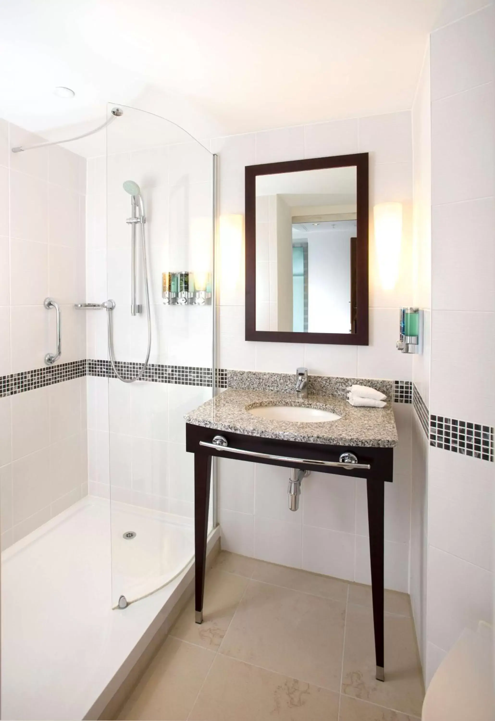 Bathroom in Hampton By Hilton Liverpool City Centre Bathroom in Hampton By Hilton Liverpool City Centre