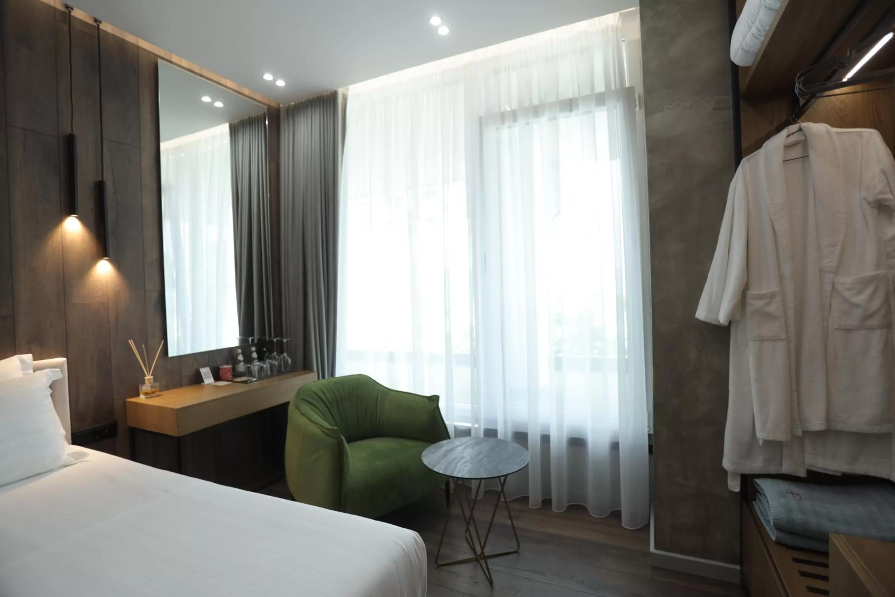 Seating area in AP Hotel Boutique