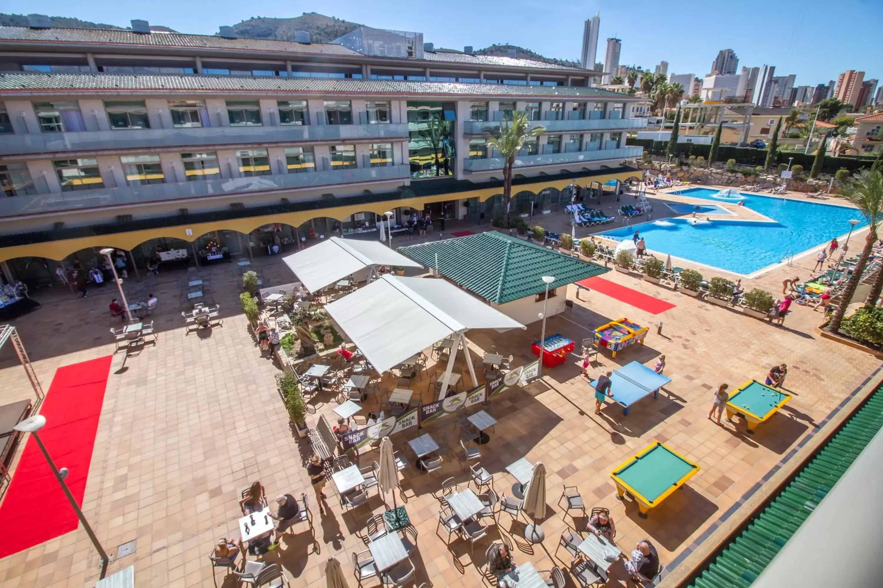 Pool View in Hotel Mediterraneo