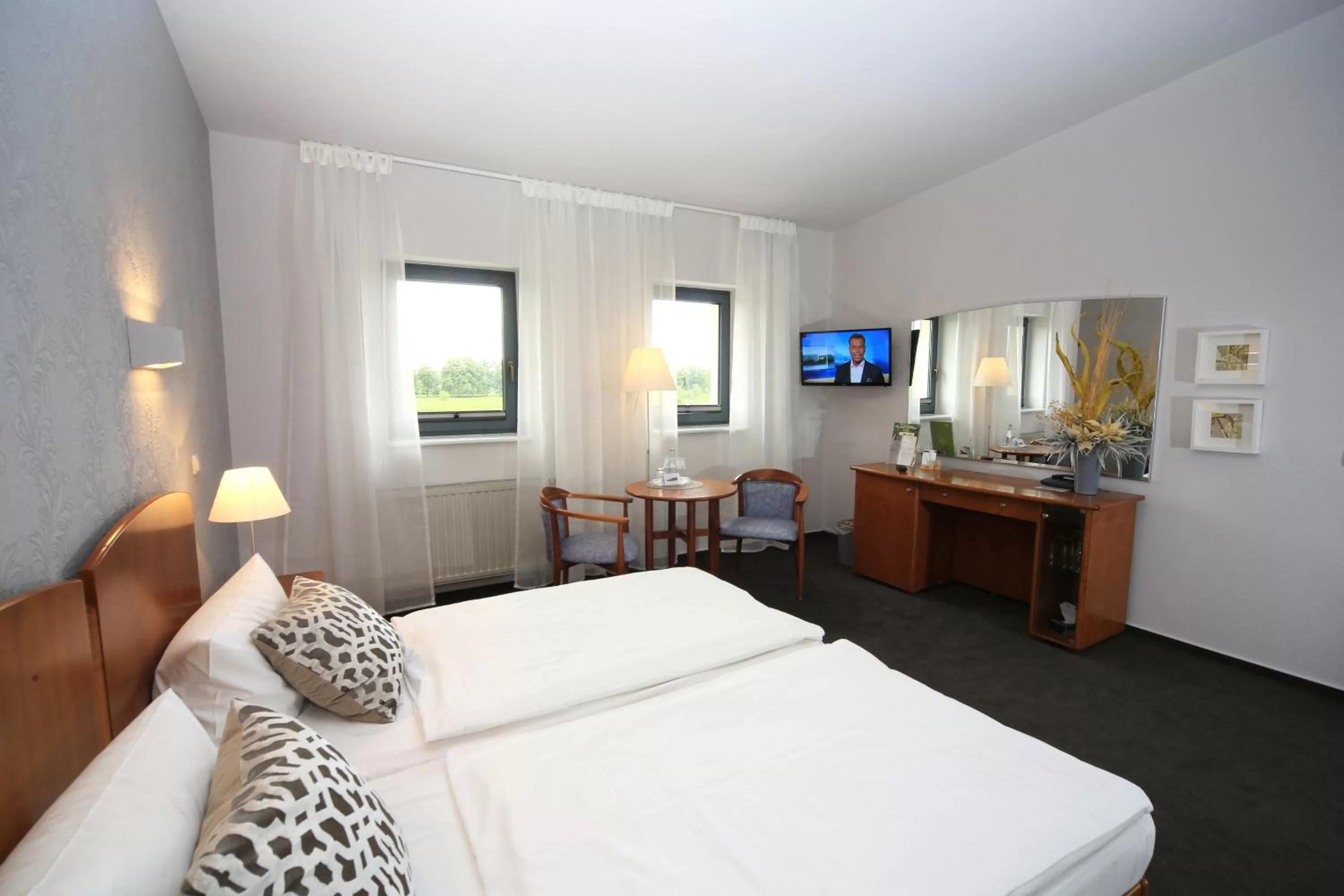 Bed in Hotel Moritz an der Elbe