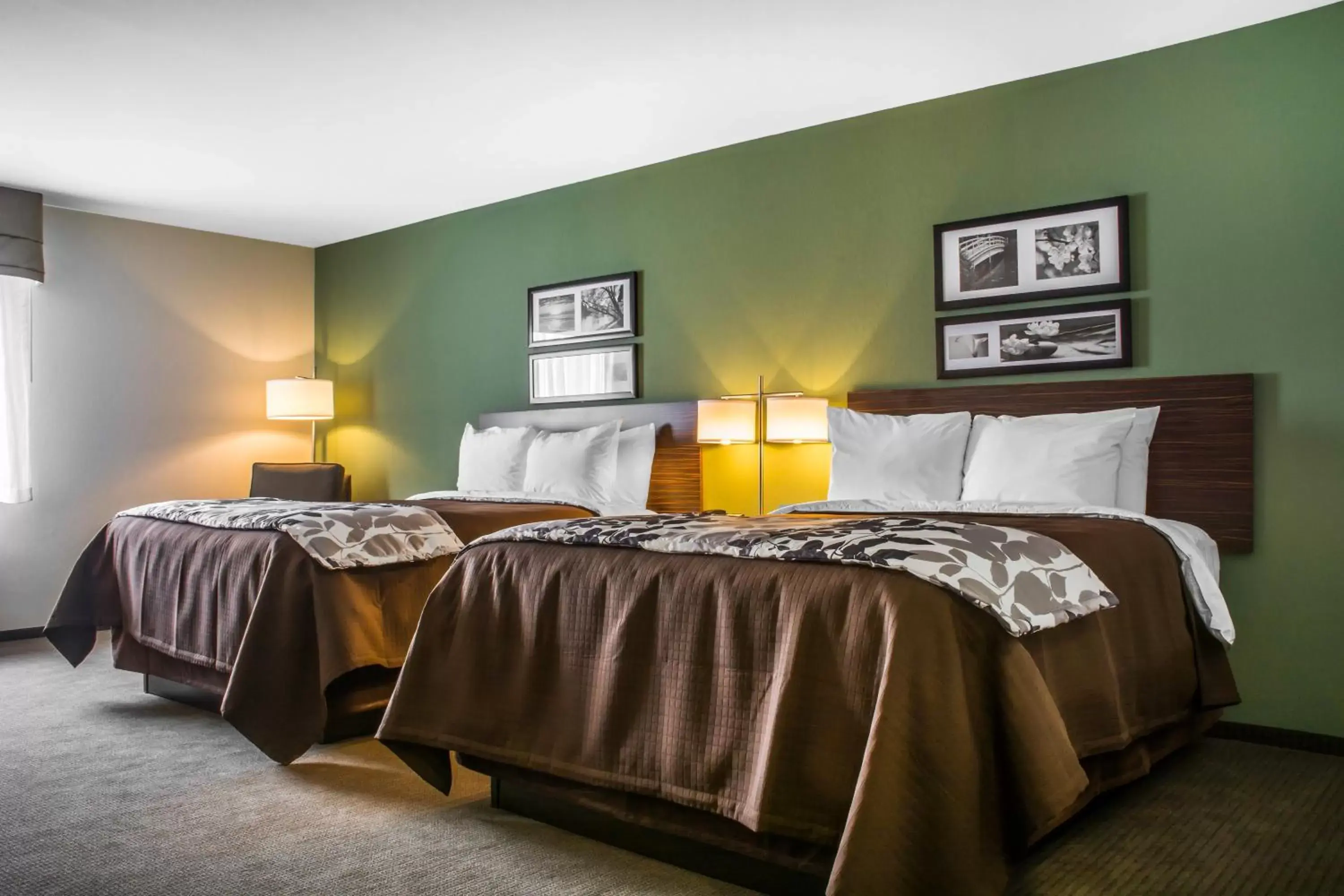 Coffee/tea facilities, Bed in Sleep Inn & Suites East Syracuse