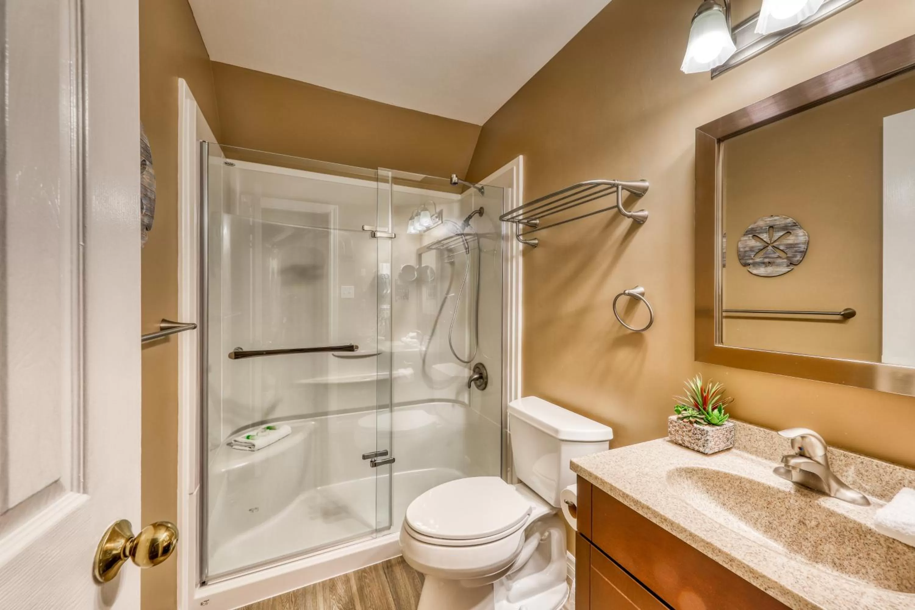 Bathroom in Condo 214 at North Creek Resort by Vacasa II