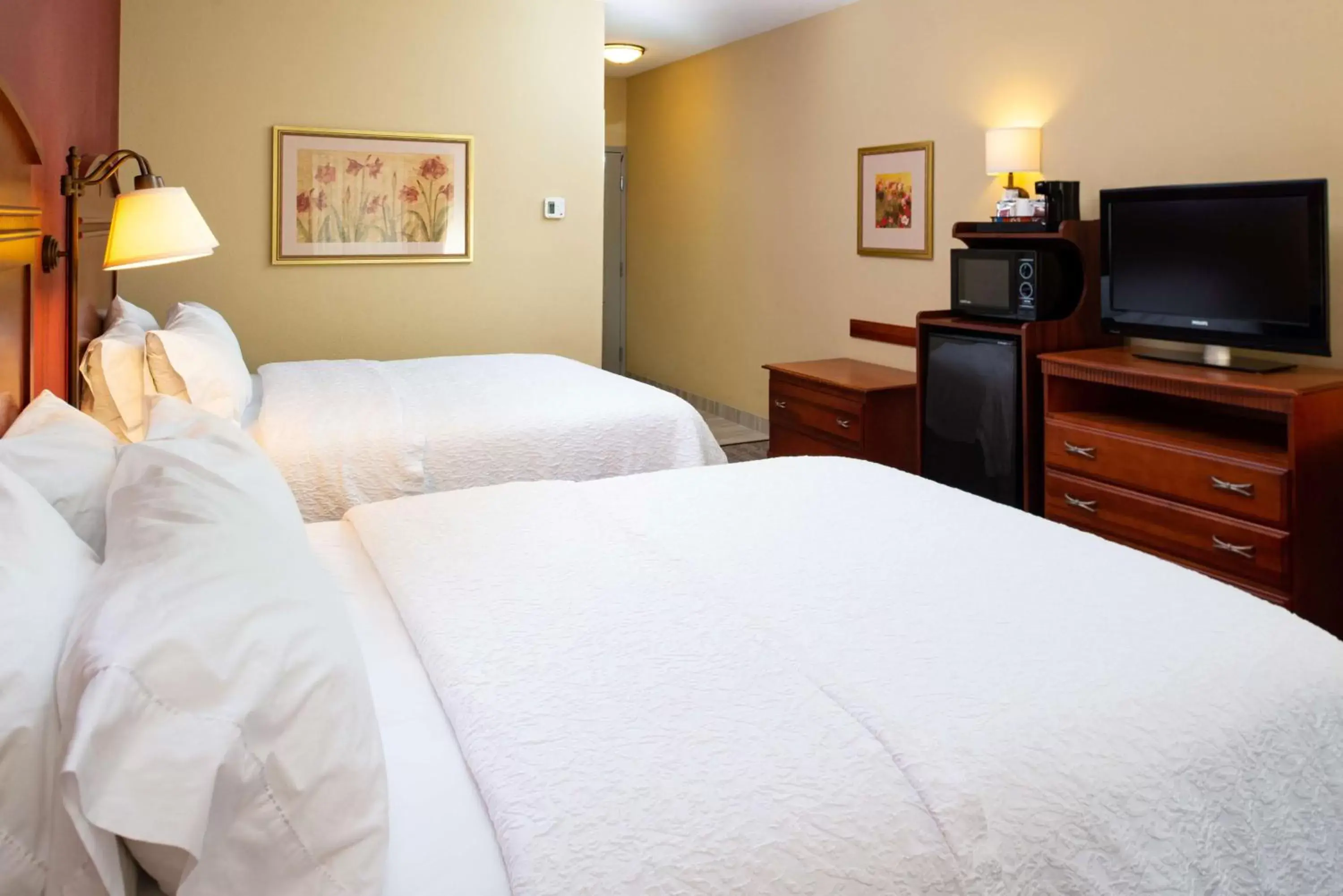 Bedroom, Bed in Hampton Inn Kansas City Northeast