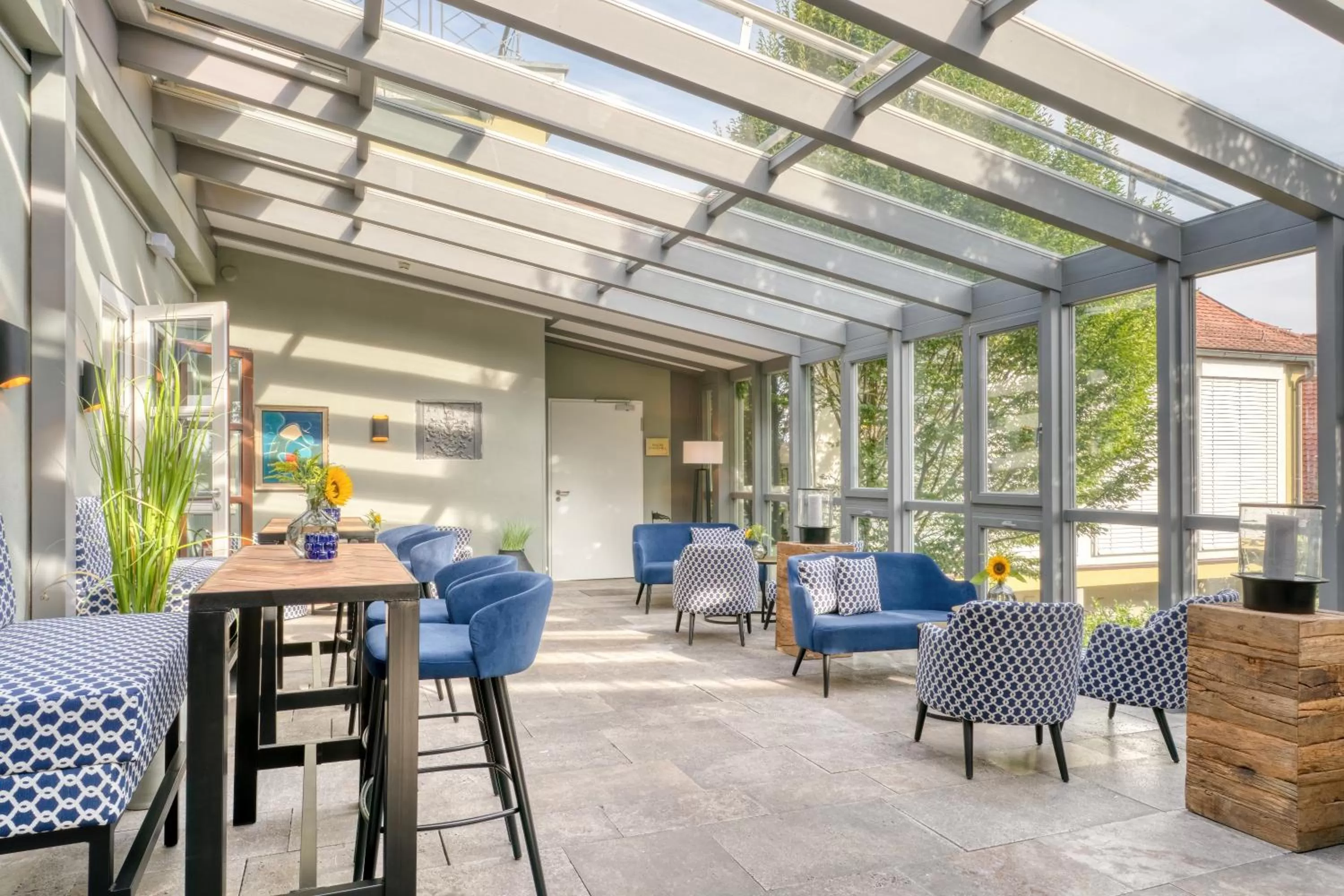 Patio in Hotel Eisenhut