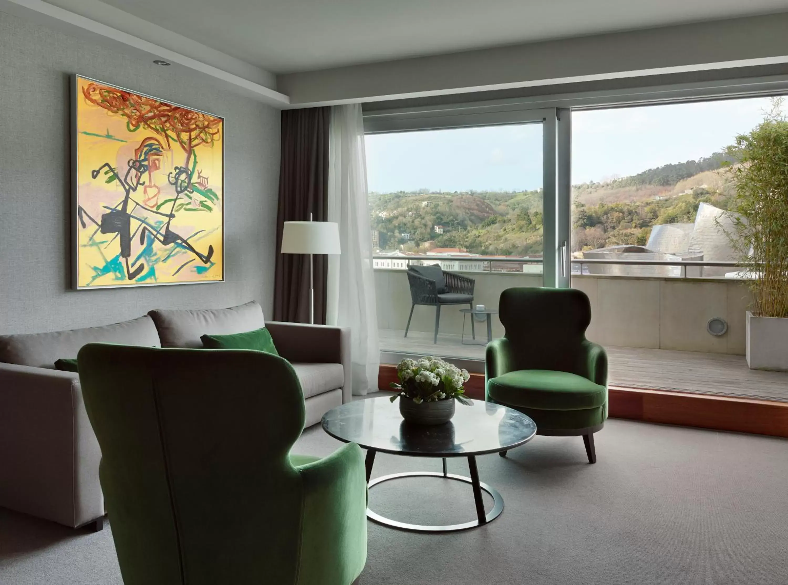 Living room, Seating Area in Gran Hotel Domine Bilbao