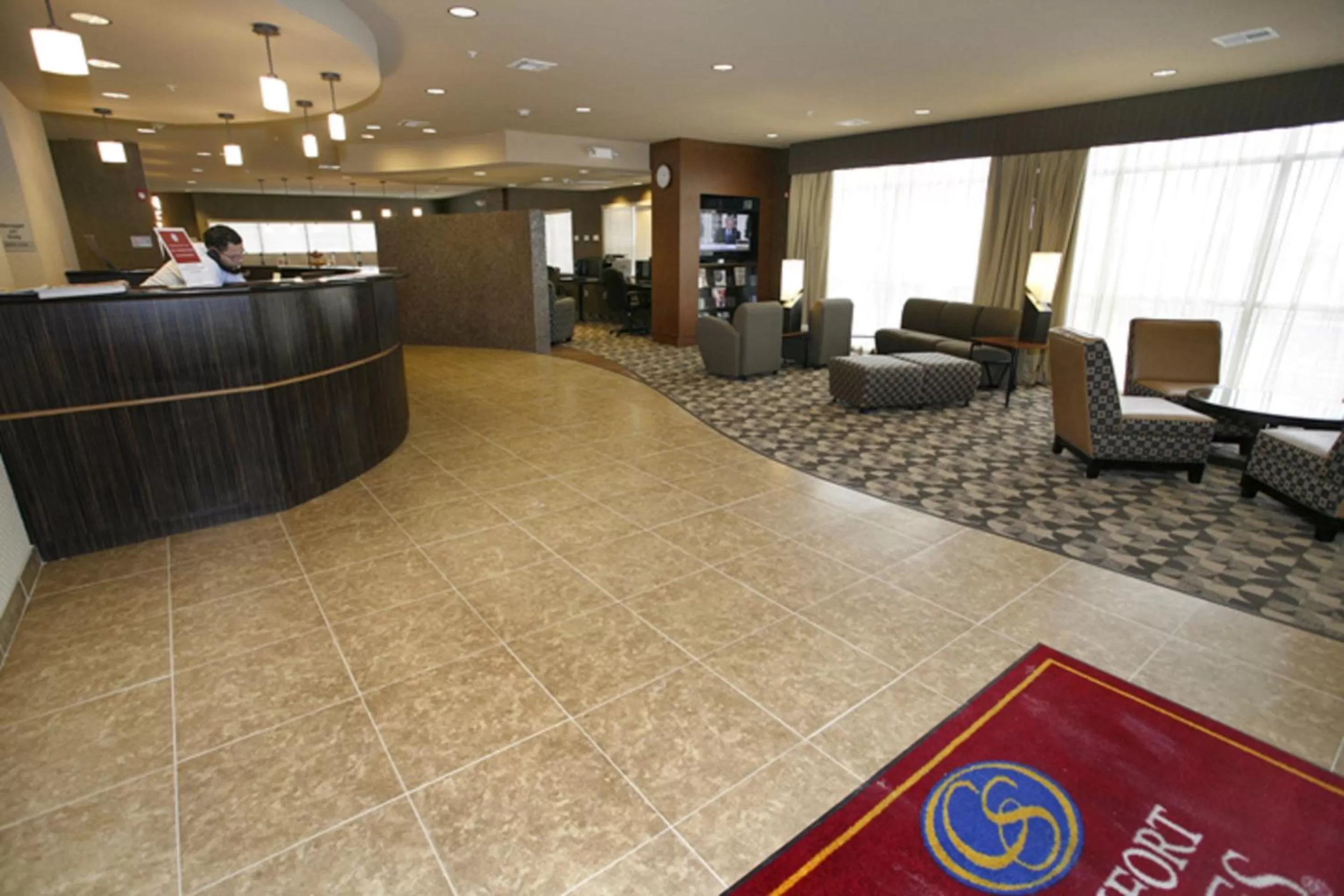 Lobby or reception in MainStay Suites Hobbs