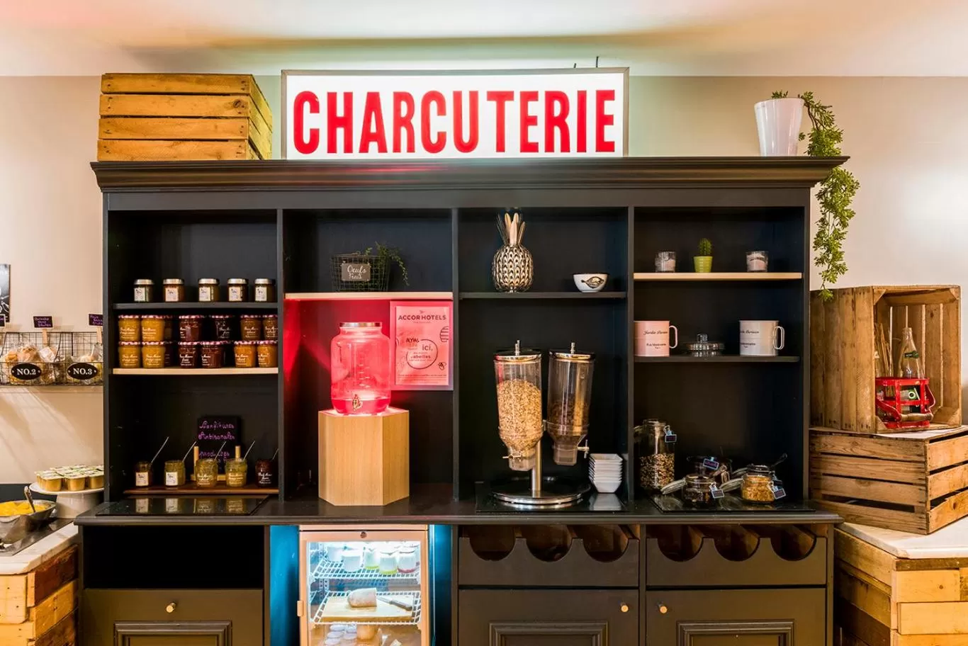 Buffet breakfast in Mercure Paris Roissy CDG