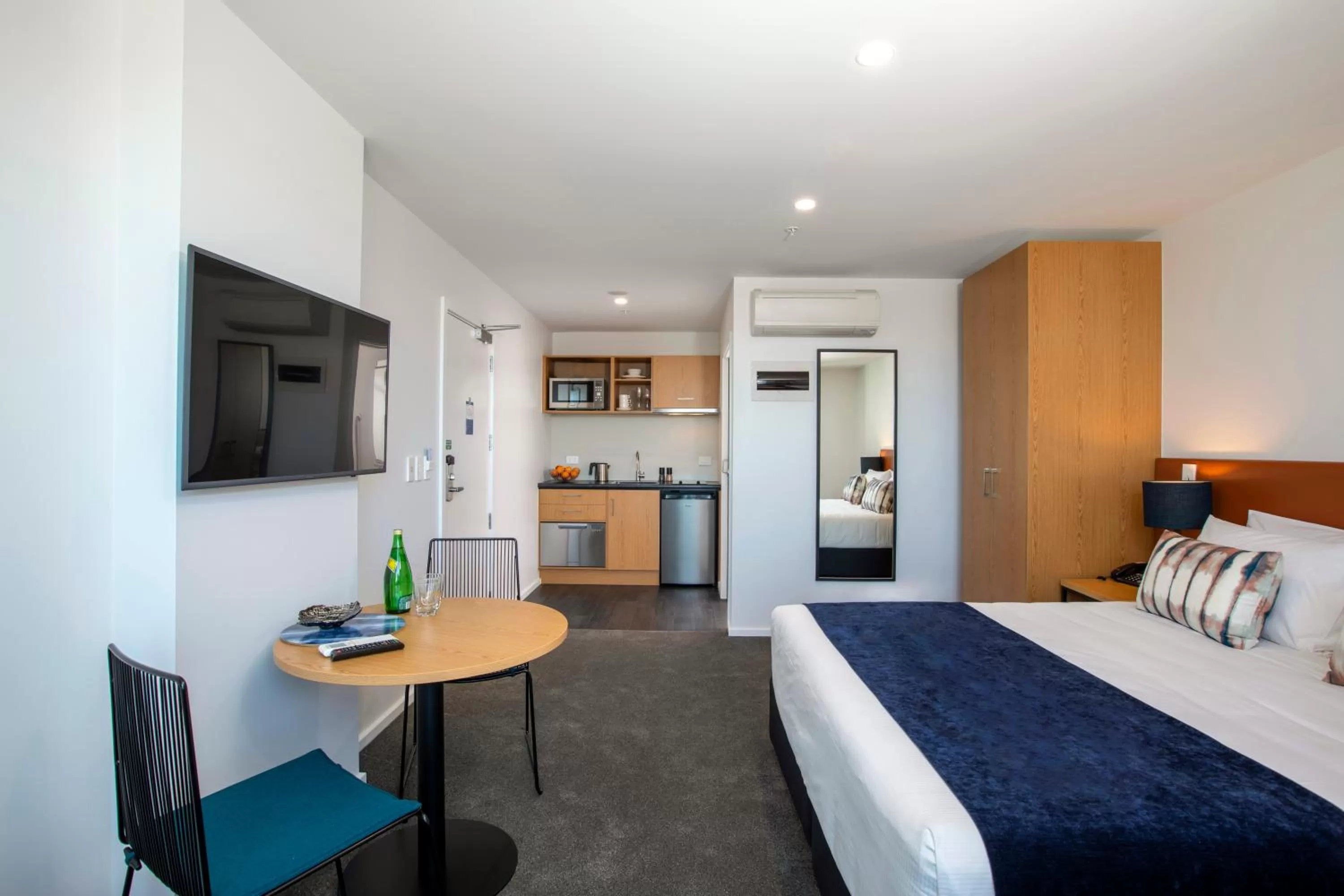 Bed in Quest Tauranga Central