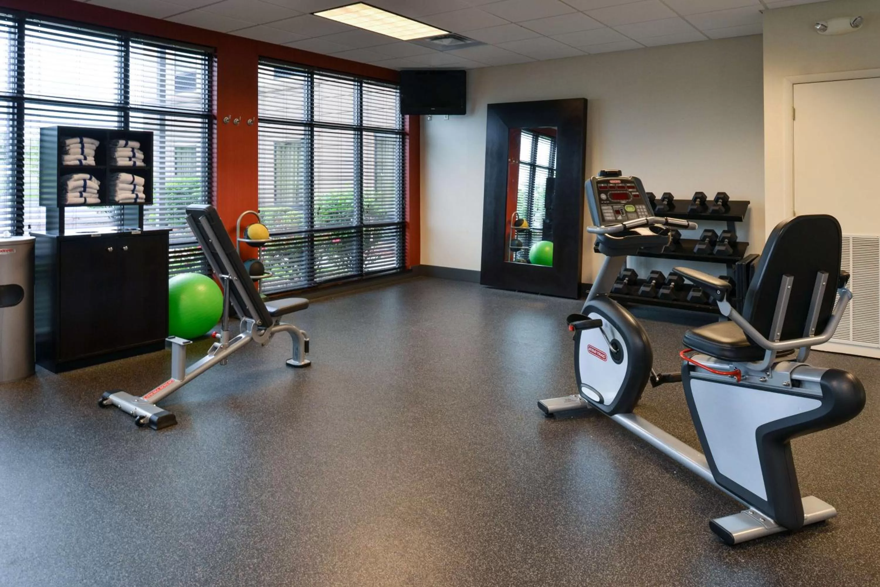 Fitness centre/facilities in Hampton Inn Milford