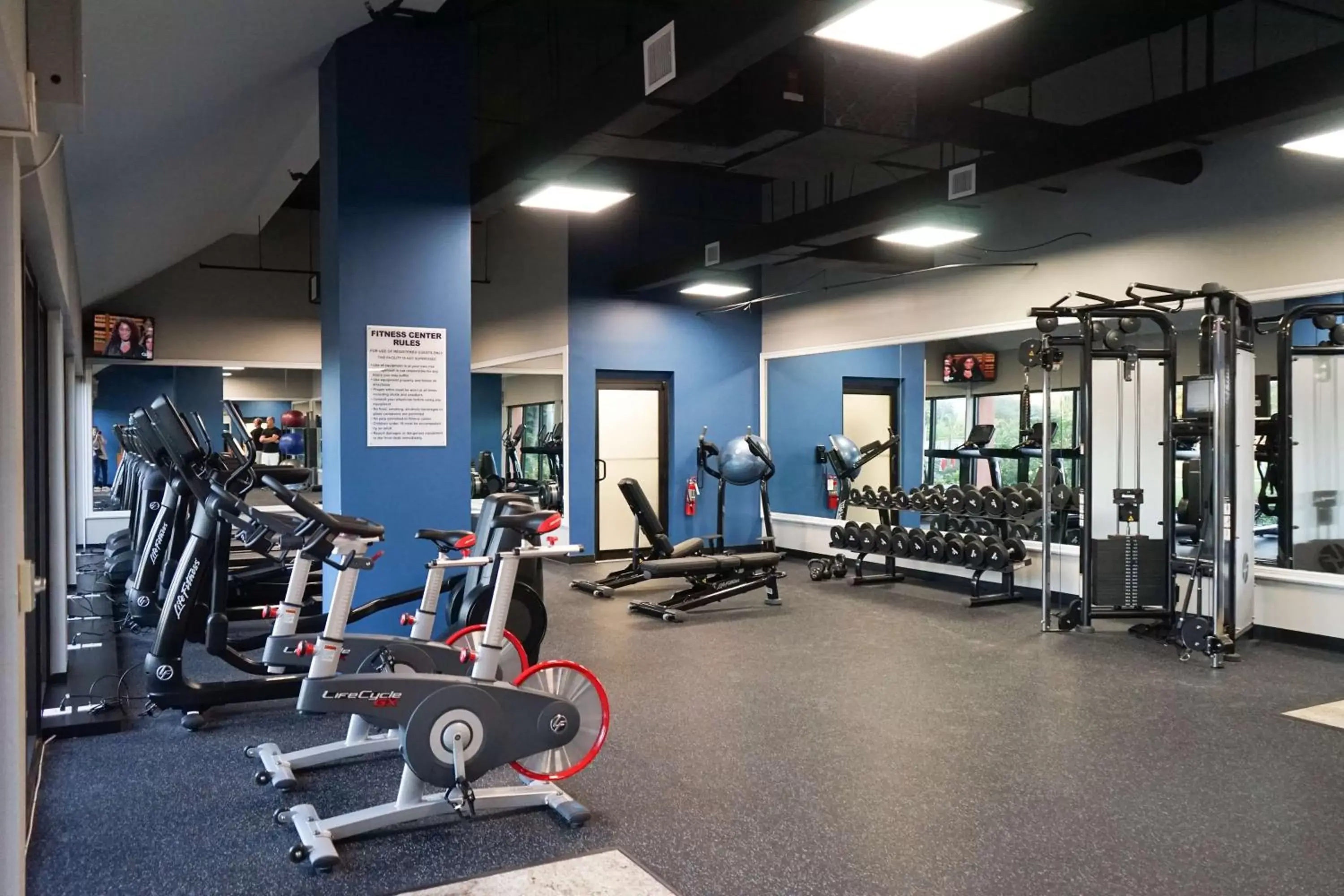 Fitness centre/facilities, Fitness Center/Facilities in Hilton Palm Beach Airport