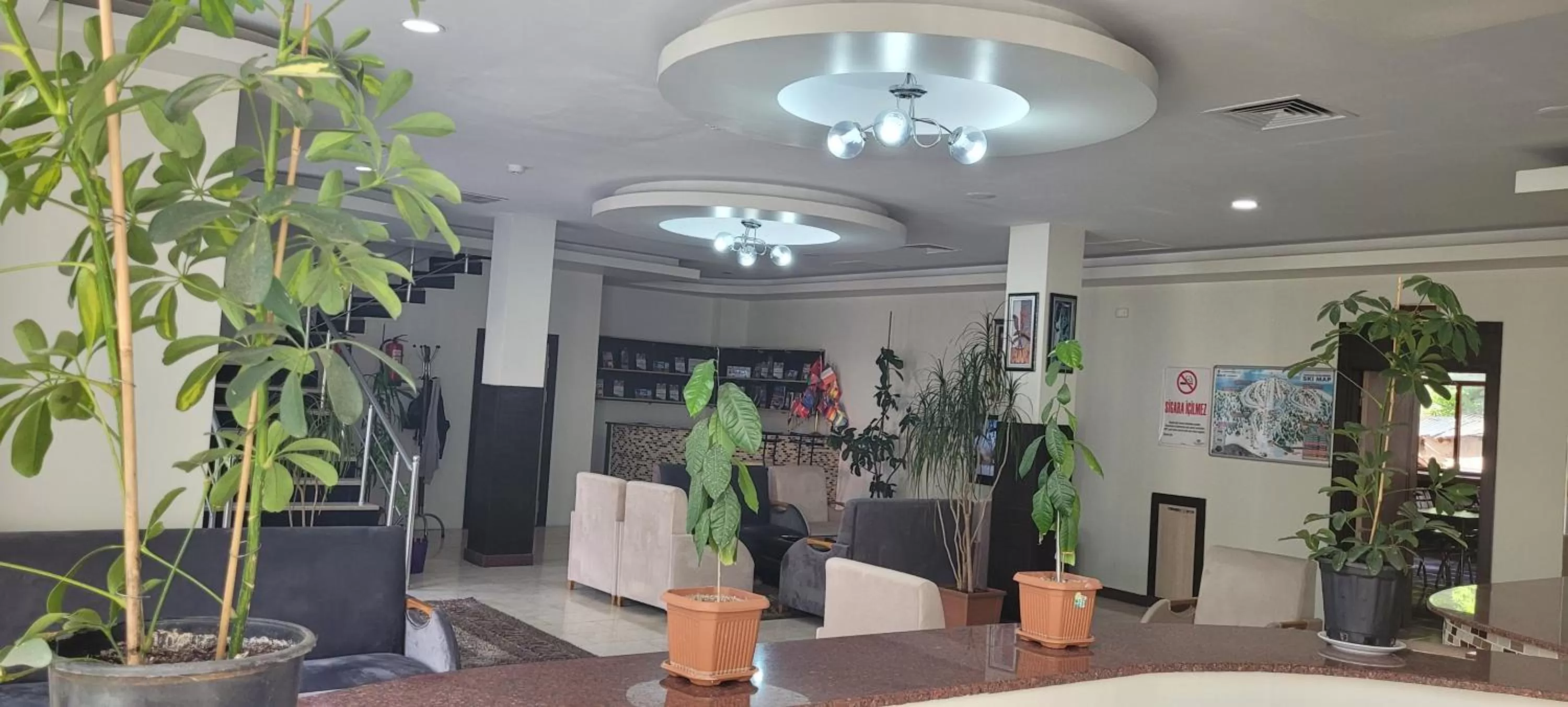 fireplace in Güngören Hotel