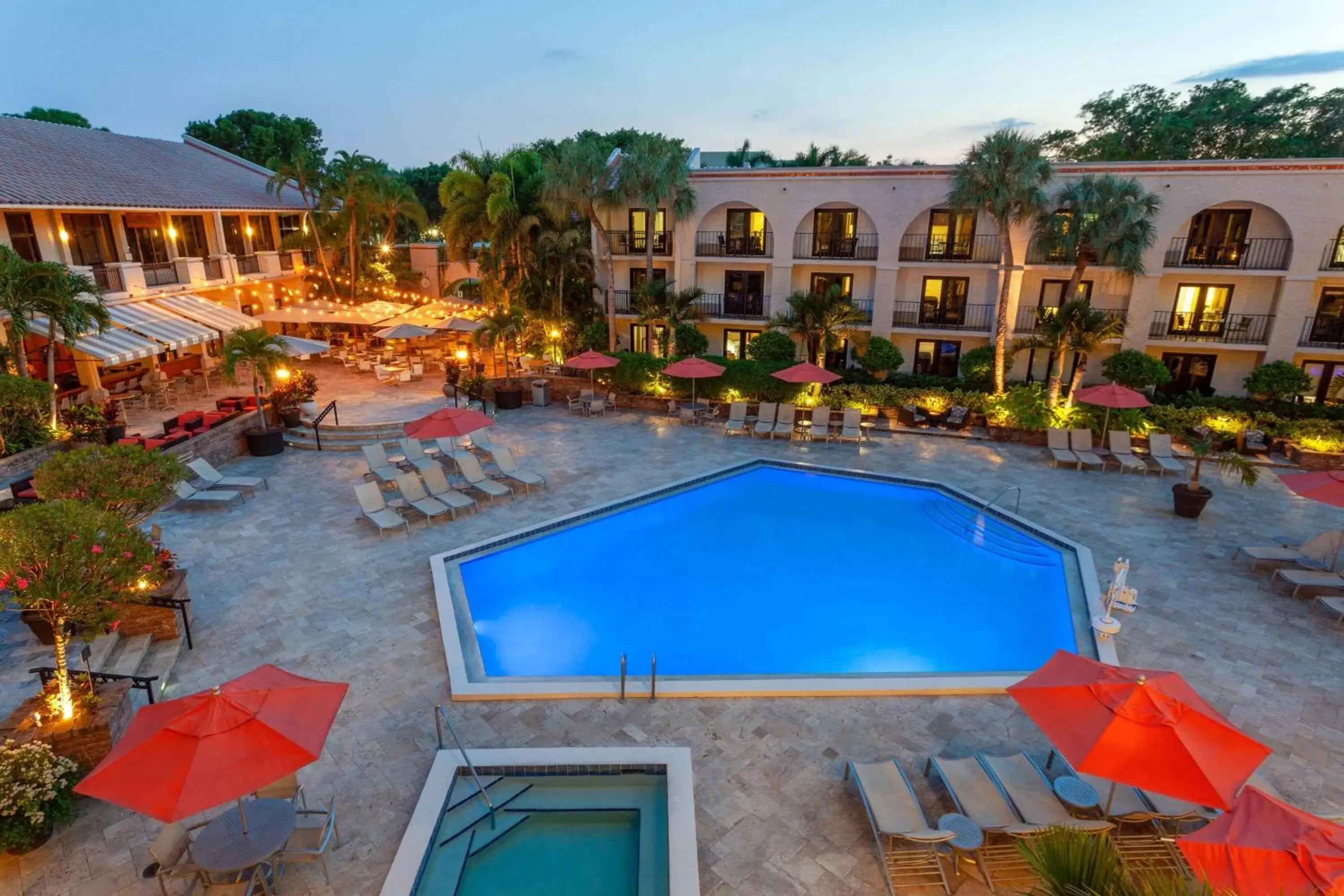 Activities, Pool View in Wyndham Boca Raton Hotel